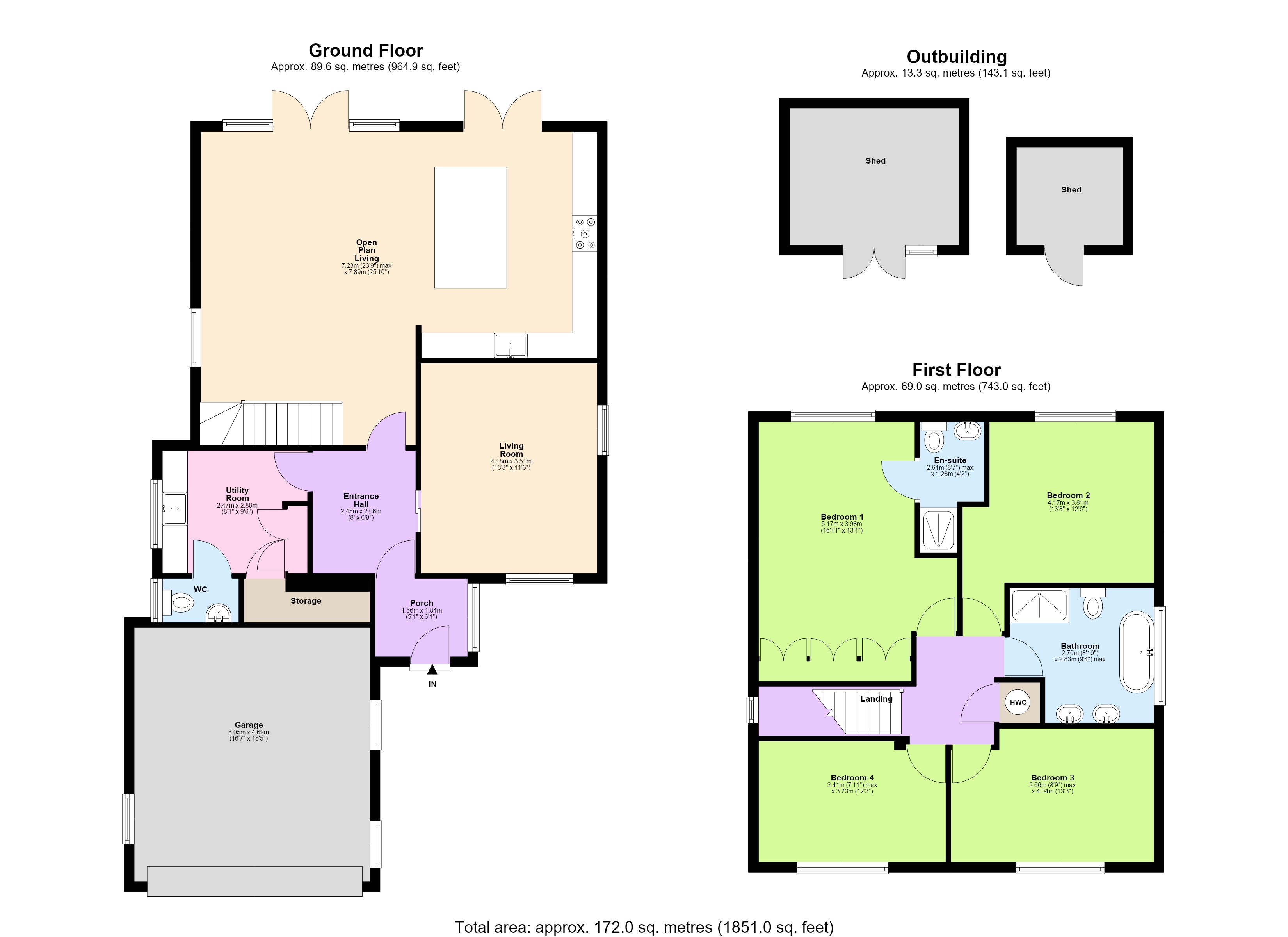 Leighton Road, Northall floorplan