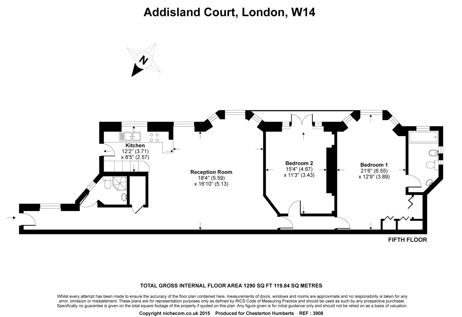 2 Bedrooms Flat to rent in Addisland Court, Holland Villas Road, London W14