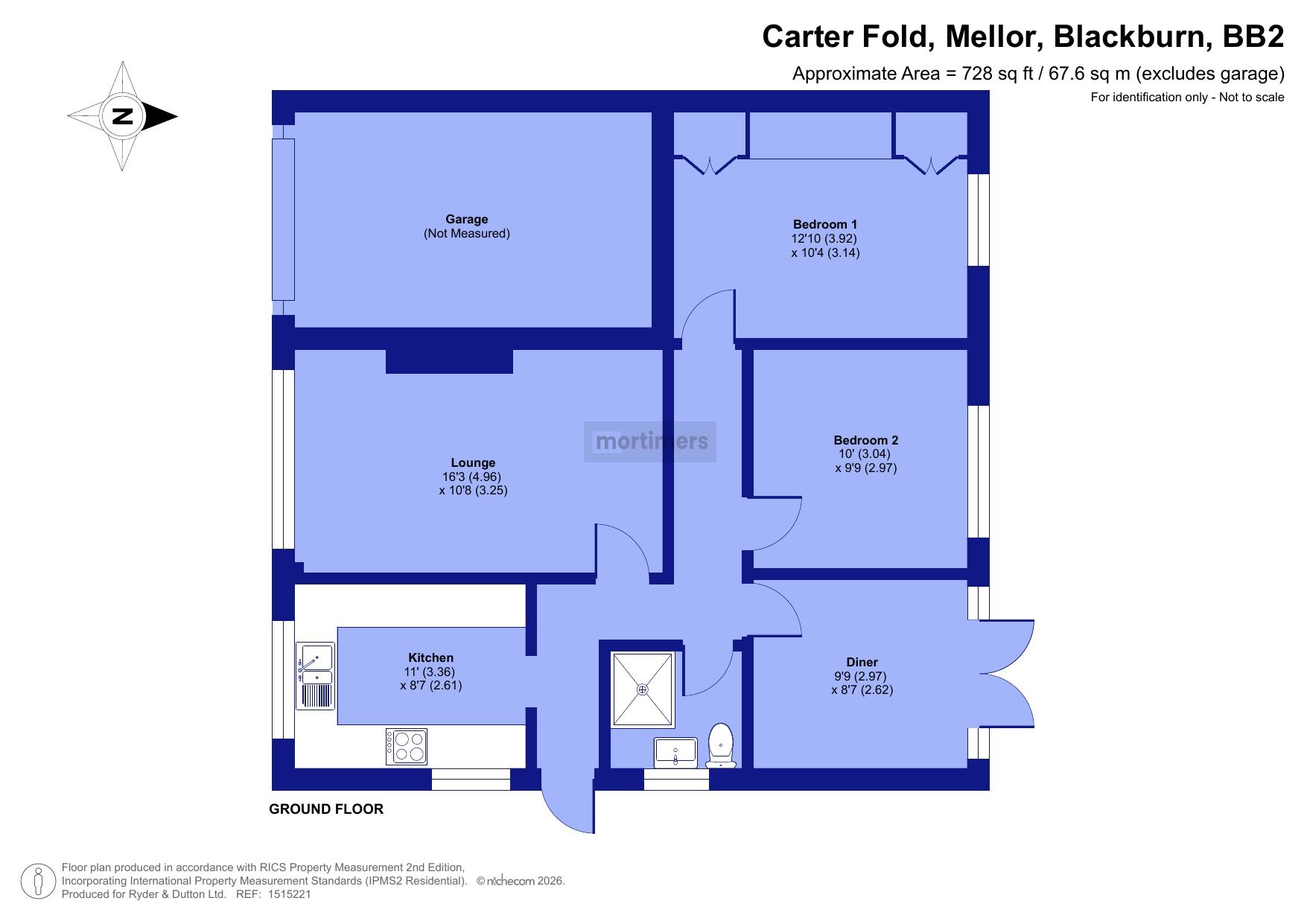 20, Carter Fold, Blackburn floorplan