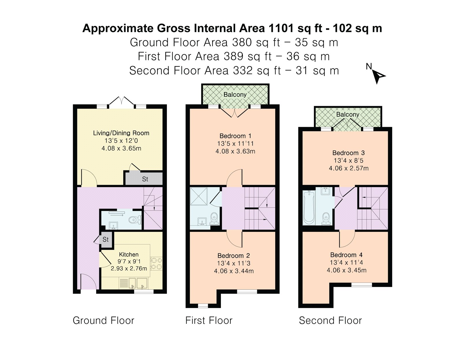 1038, Oxford Road, Reading floorplan