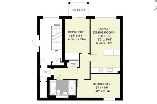 2 Bedrooms Flat to rent in Penhurst House, Sierra Road, High Wycombe HP11