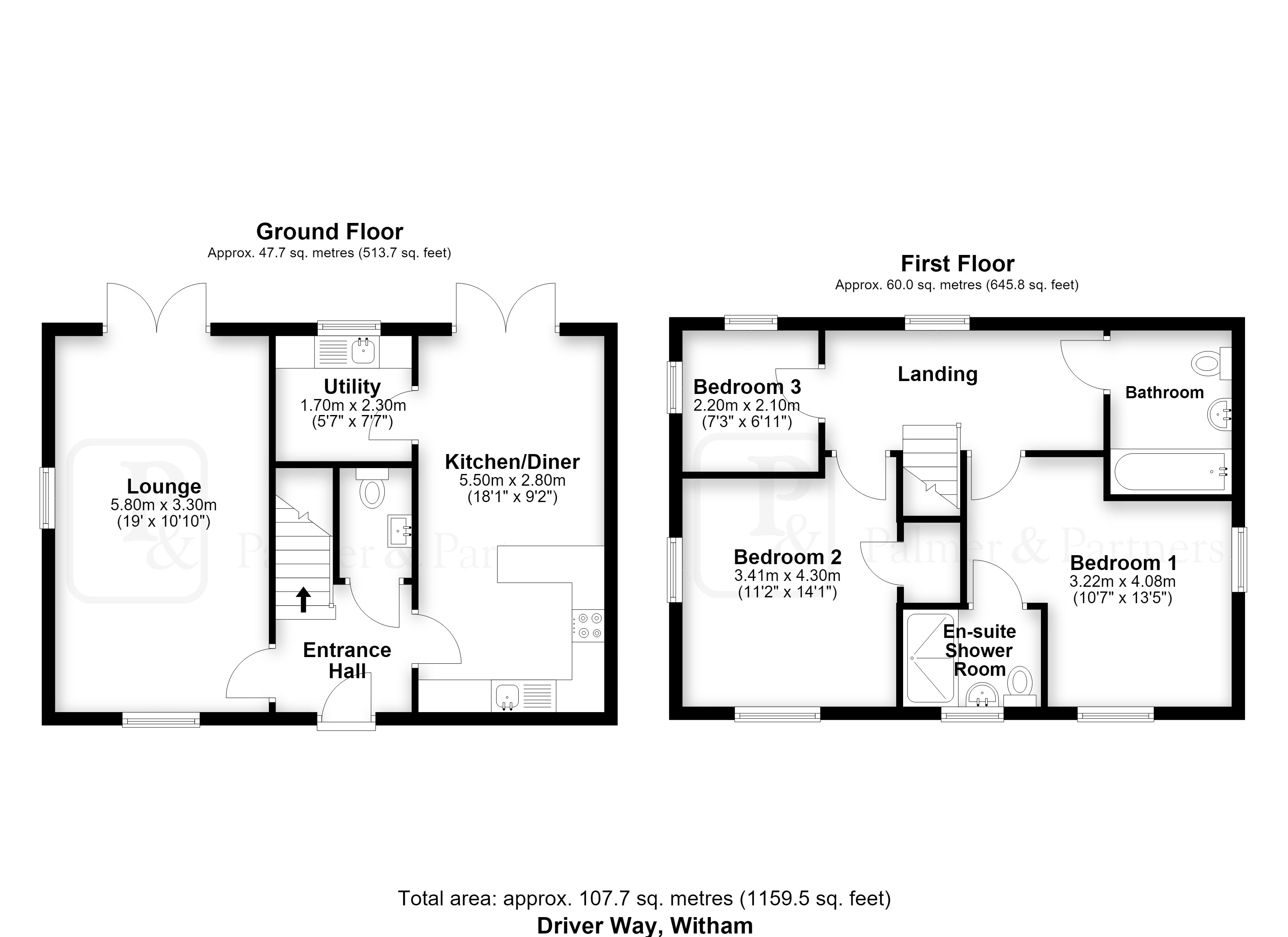 12, Driver Way, Essex floorplan