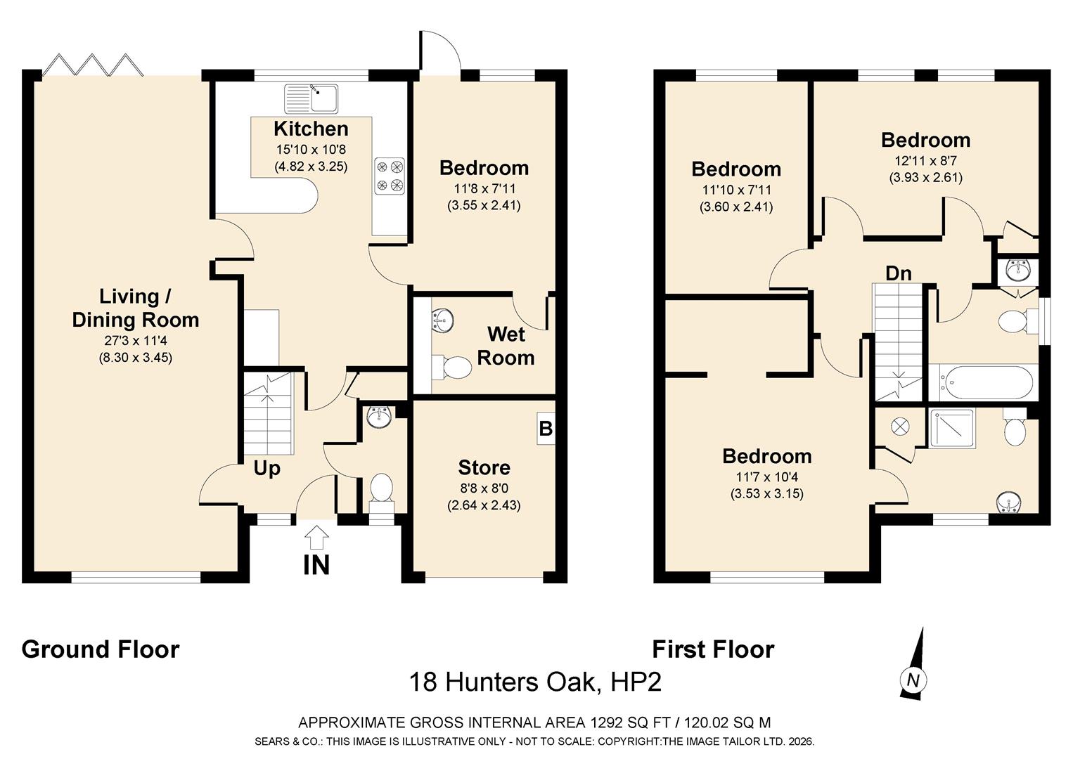 18, Hunters Oak, Hemel Hempstead floorplan