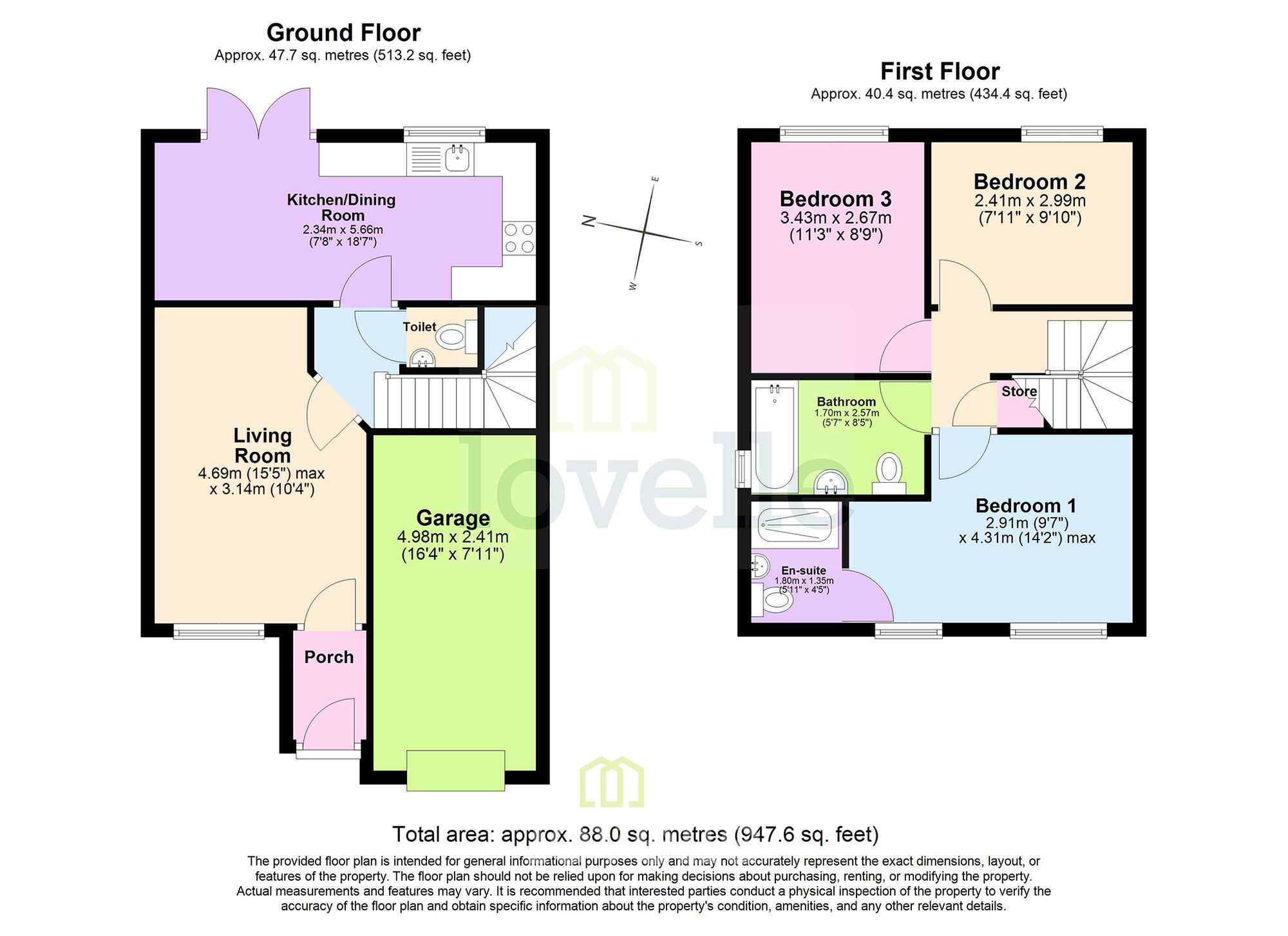 11 Heathland Way, Grimsby floorplan