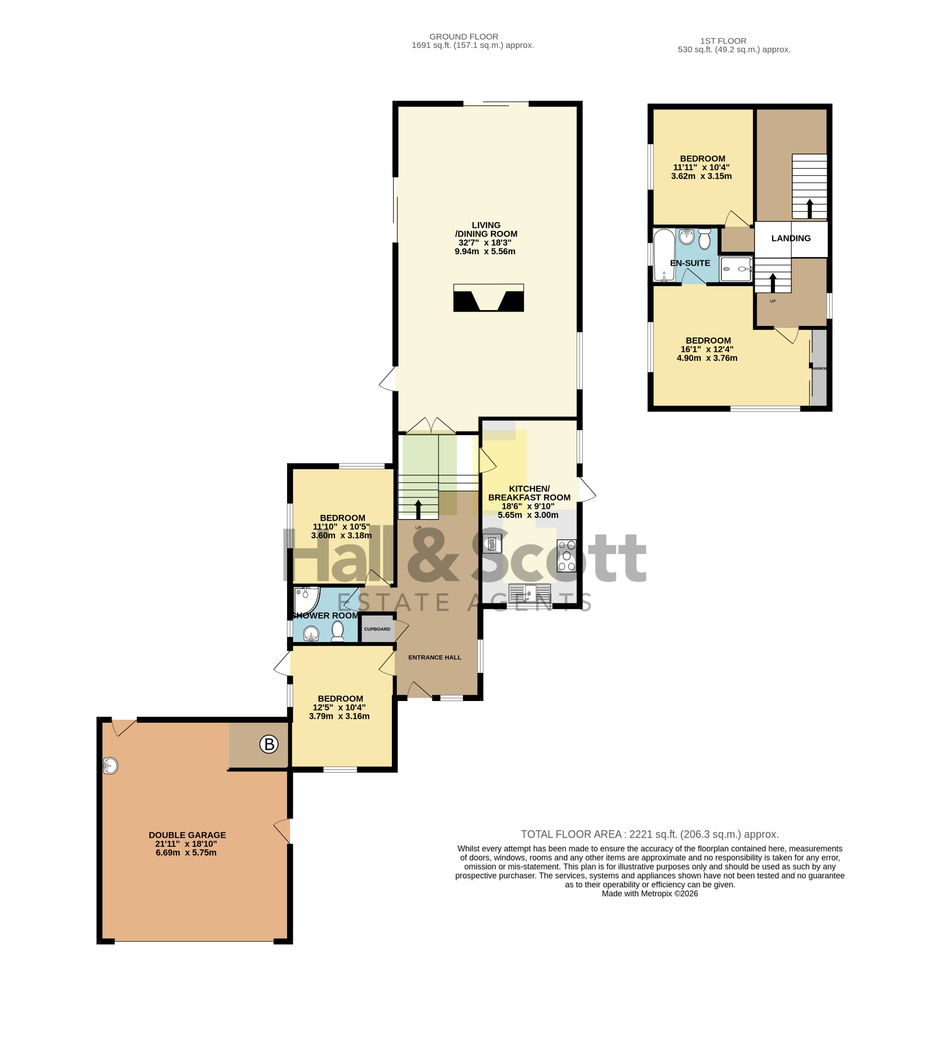 Four Seasons, Windmill Lane, Ottery Saint Mary floorplan