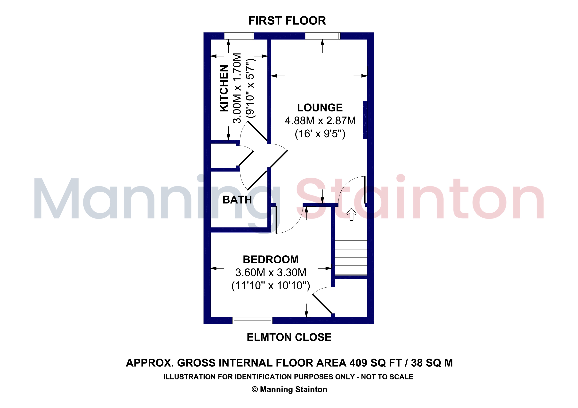 25, Elmton Close, Leeds floorplan