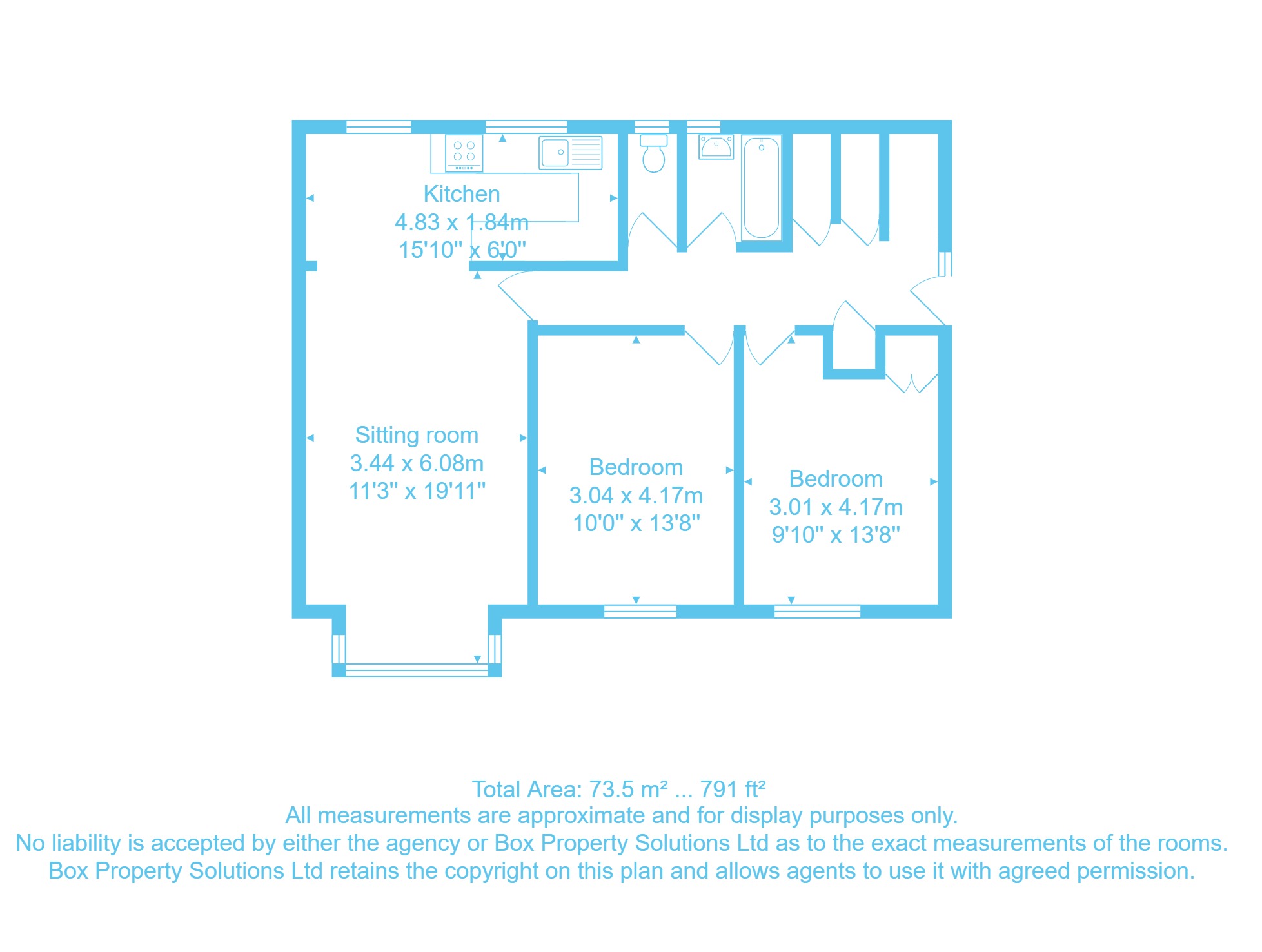 27, Wycliffe Gardens, Shipley floorplan
