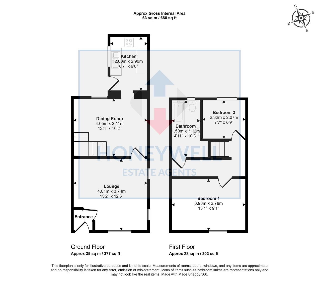 47, Brook Street, Clitheroe floorplan