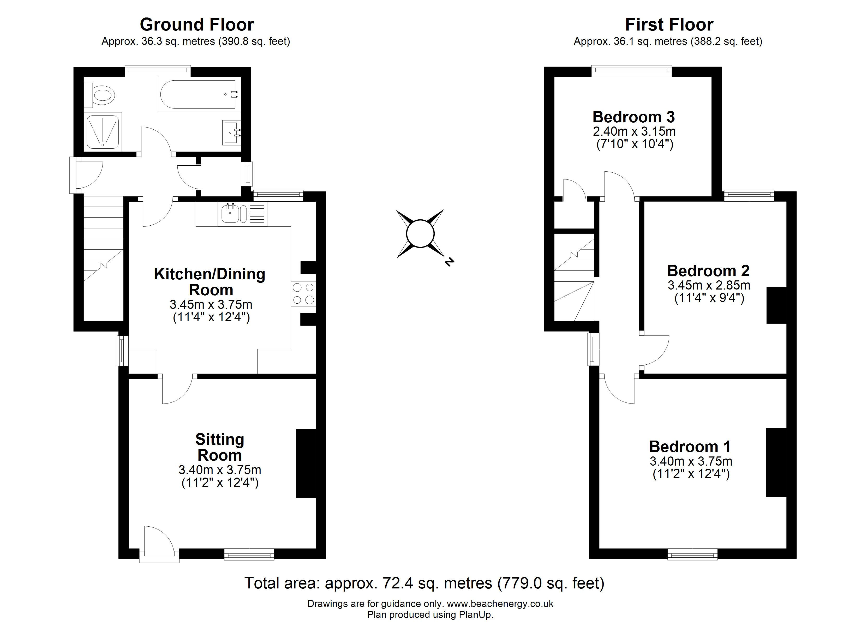 3 Bedrooms End terrace house for sale in Hauxton Road, Little Shelford, Cambridge CB22