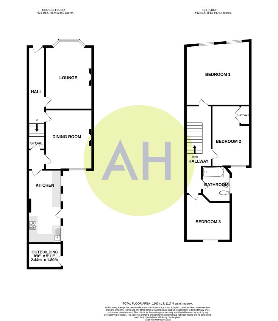 138, Oswald Road, Manchester floorplan