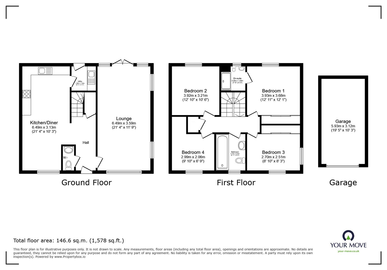 4, Old Farm Lane, Leicester floorplan
