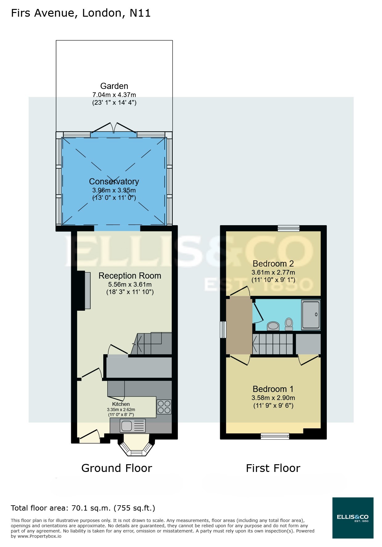 70, Firs Avenue, Friern Barnet floorplan