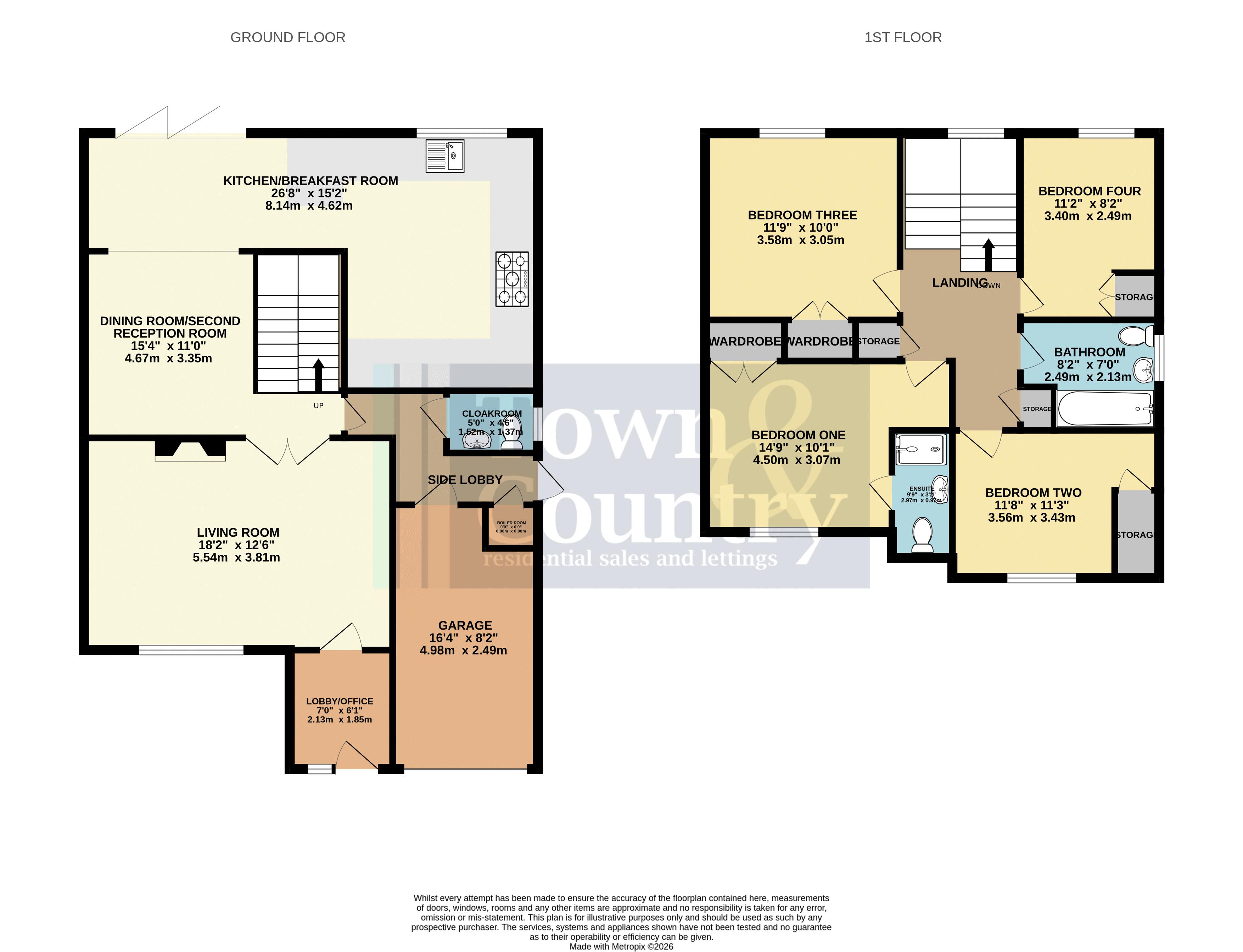 Cornerfield, St. Marys Road, Great Bentley floorplan