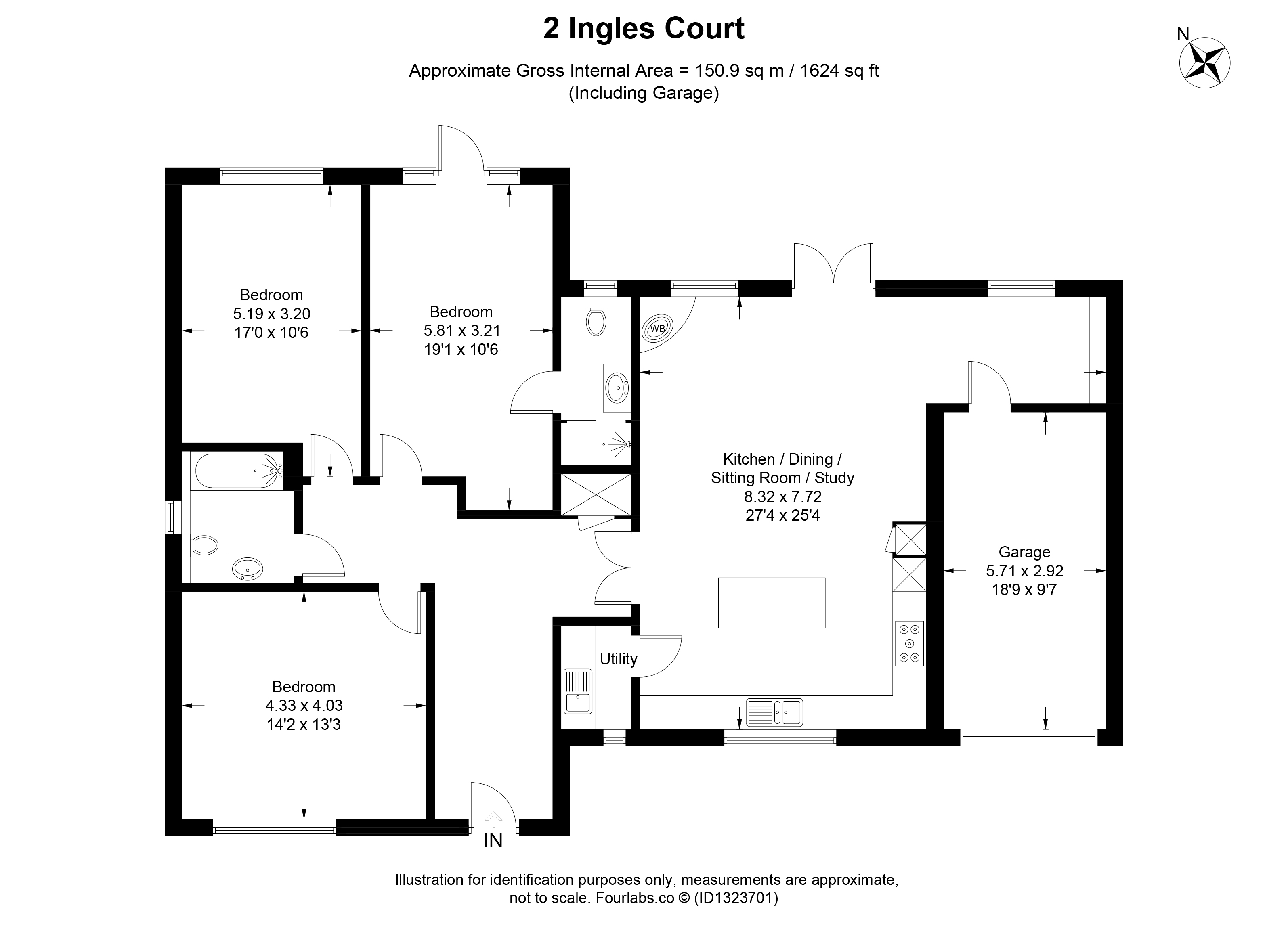 Birch Lodge,, 2 Ingles Court, Willersey, Nr Broadway floorplan