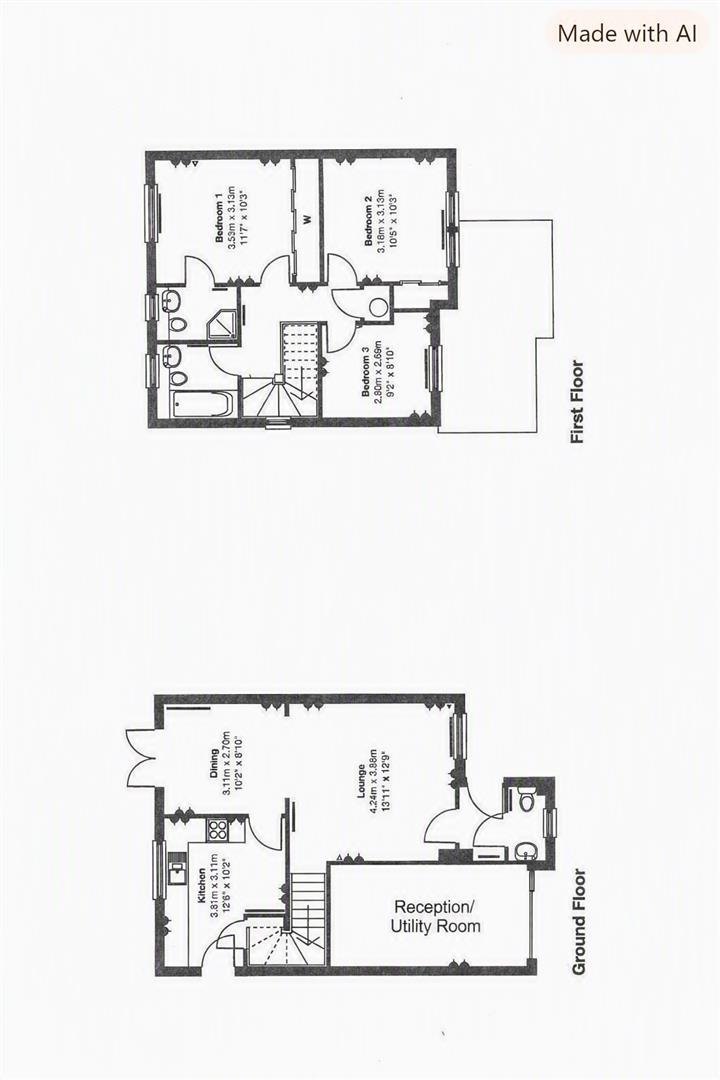 27, Willow Avenue, Inverness floorplan