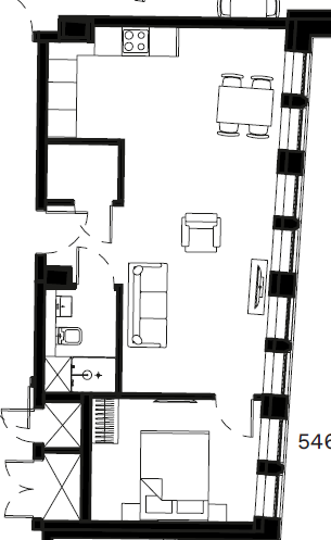 38 Fountain Court, 5, Steelhouse Lane, Birmingham floorplan