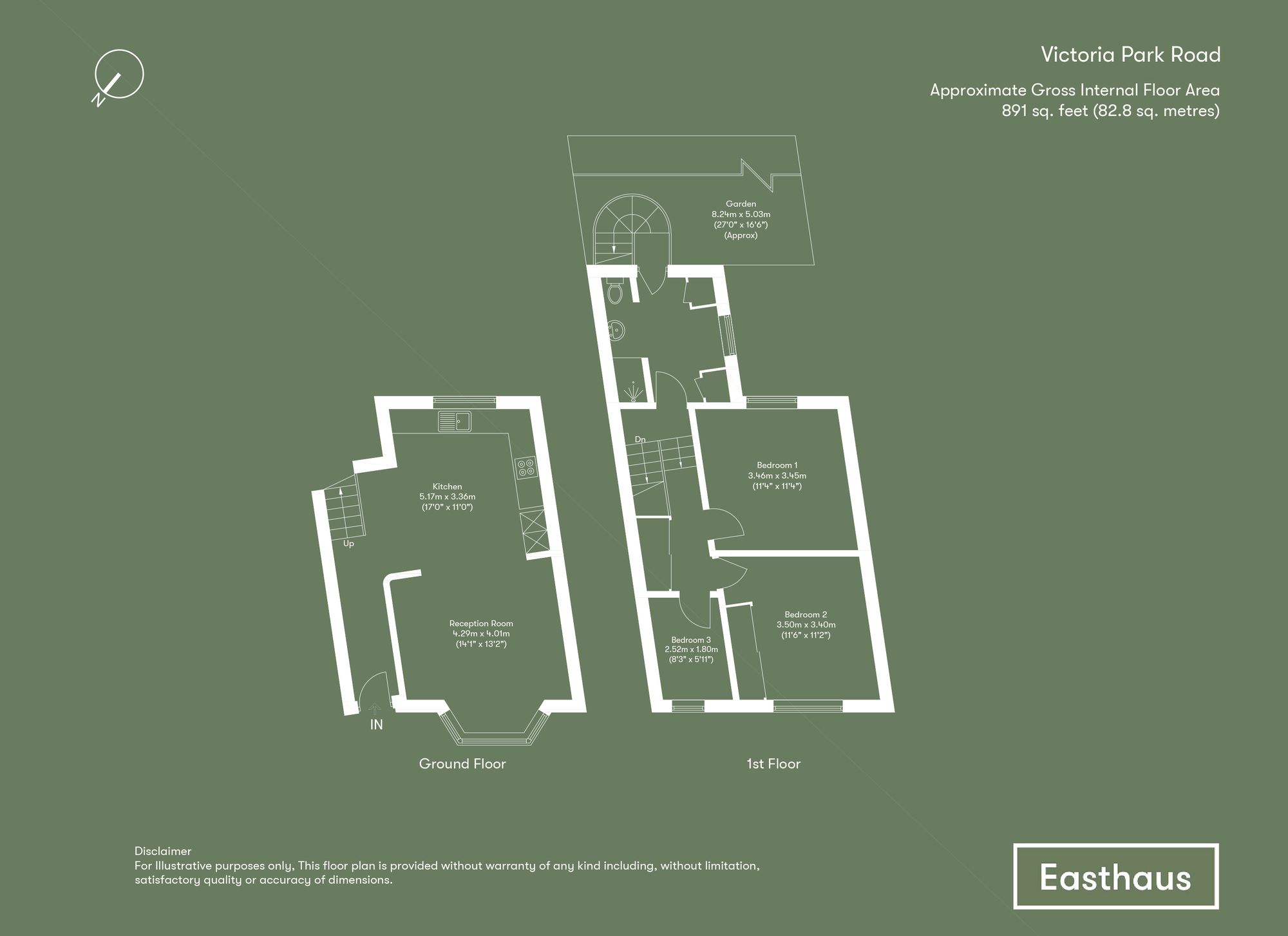 214a Victoria Park Road, London floorplan