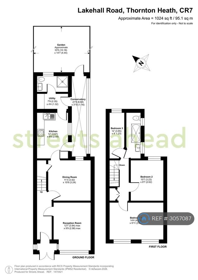 Lakehall Road, Thornton Heath floorplan