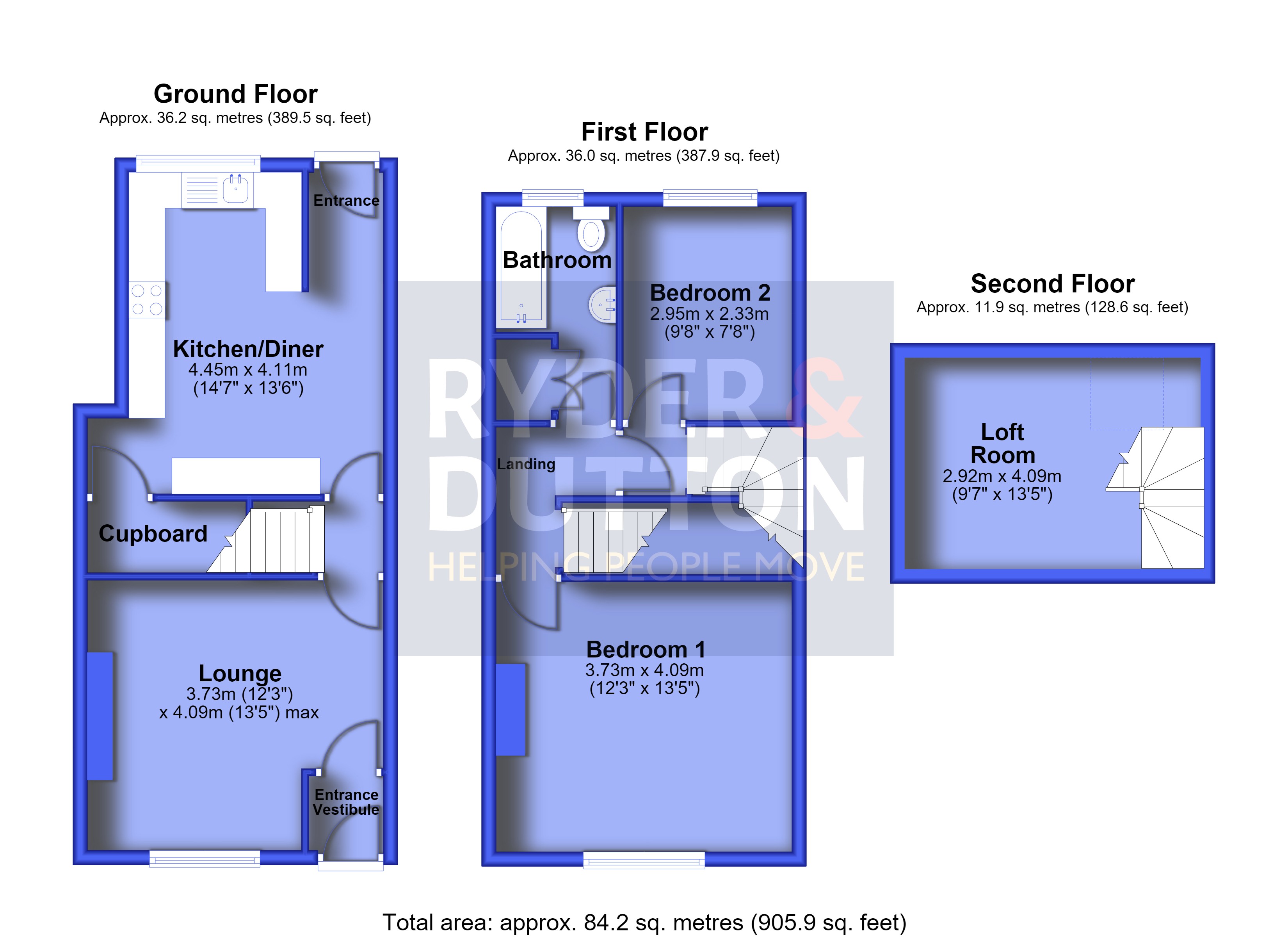 42, Shaw Road, Rochdale floorplan
