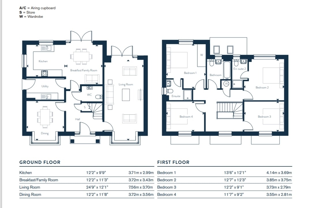 Plot 18 Clifford Smith Drive, Felsted, Essex floorplan