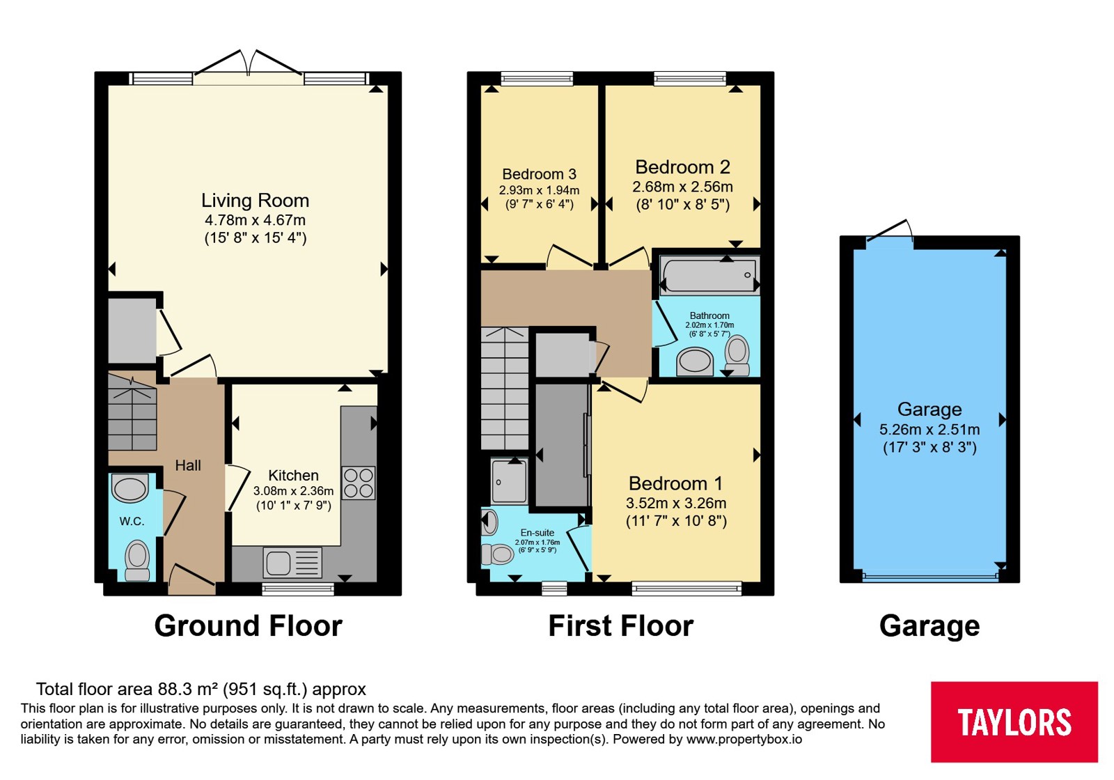 62, Prestbury Road, Northamptonshire floorplan