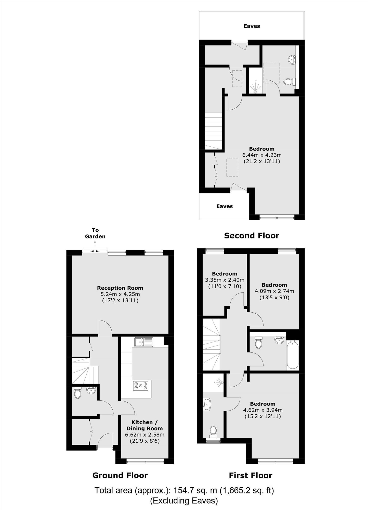 8, South Oak Road, London floorplan
