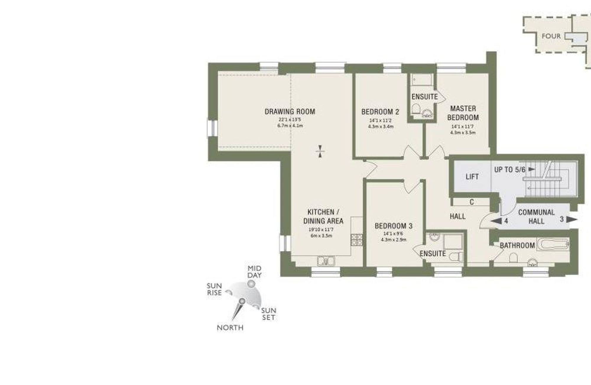 4 The Old Hotel, The Approach, Leatherhead floorplan
