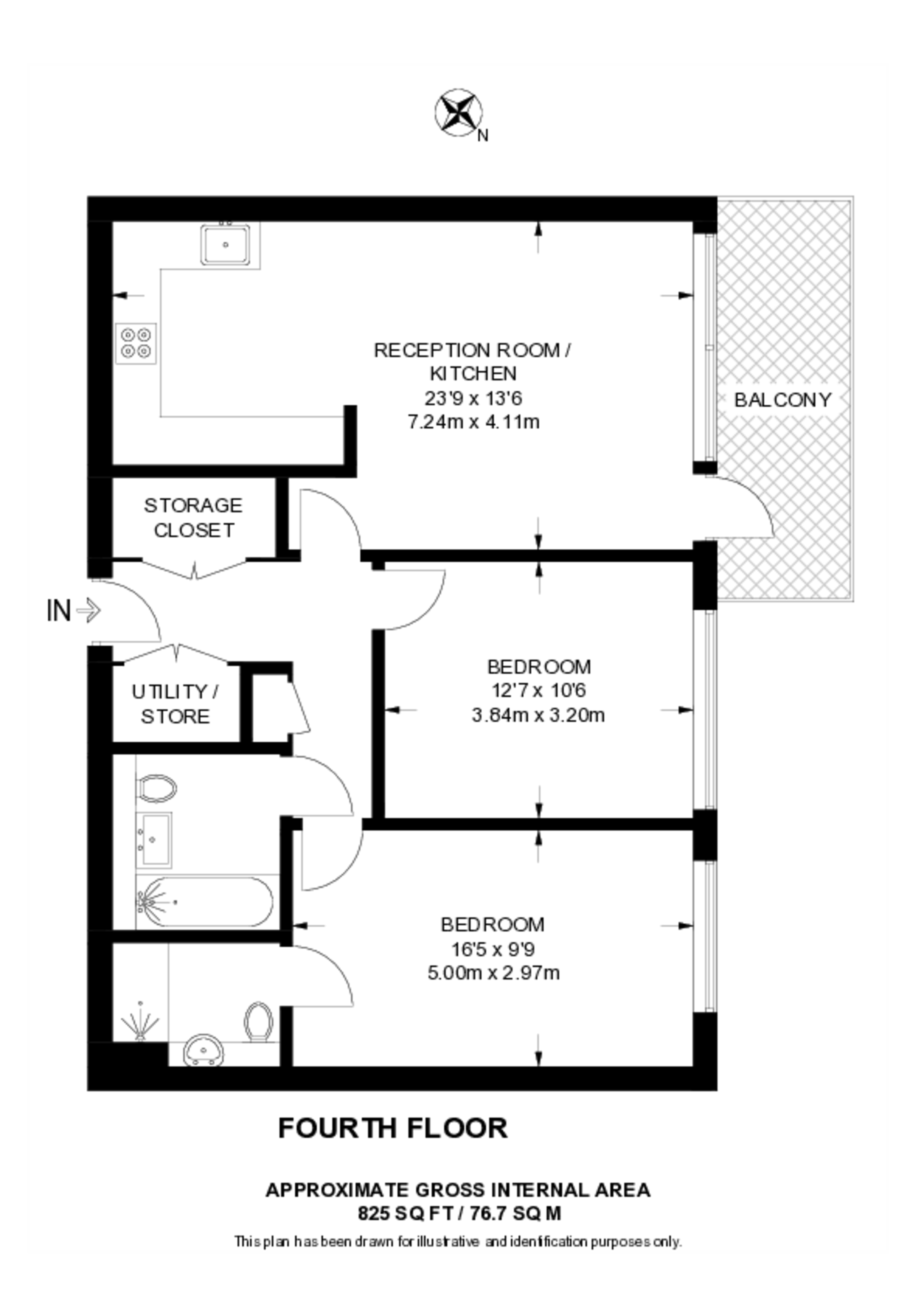 Palmerston Road, Acton floorplan