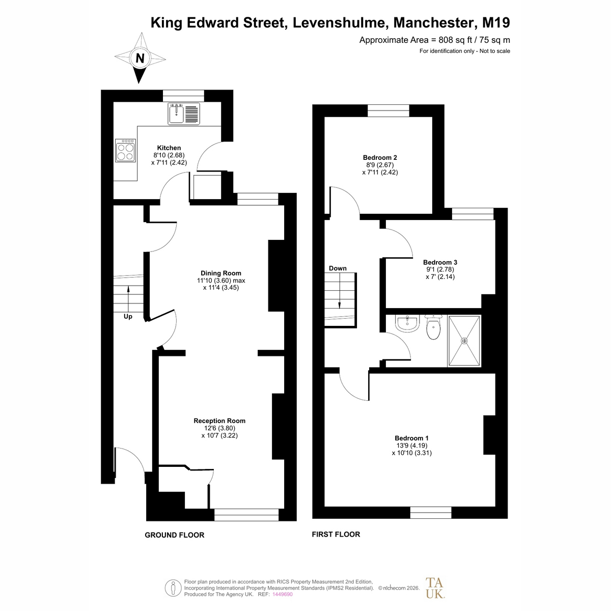 14, King Edward Street, Manchester floorplan