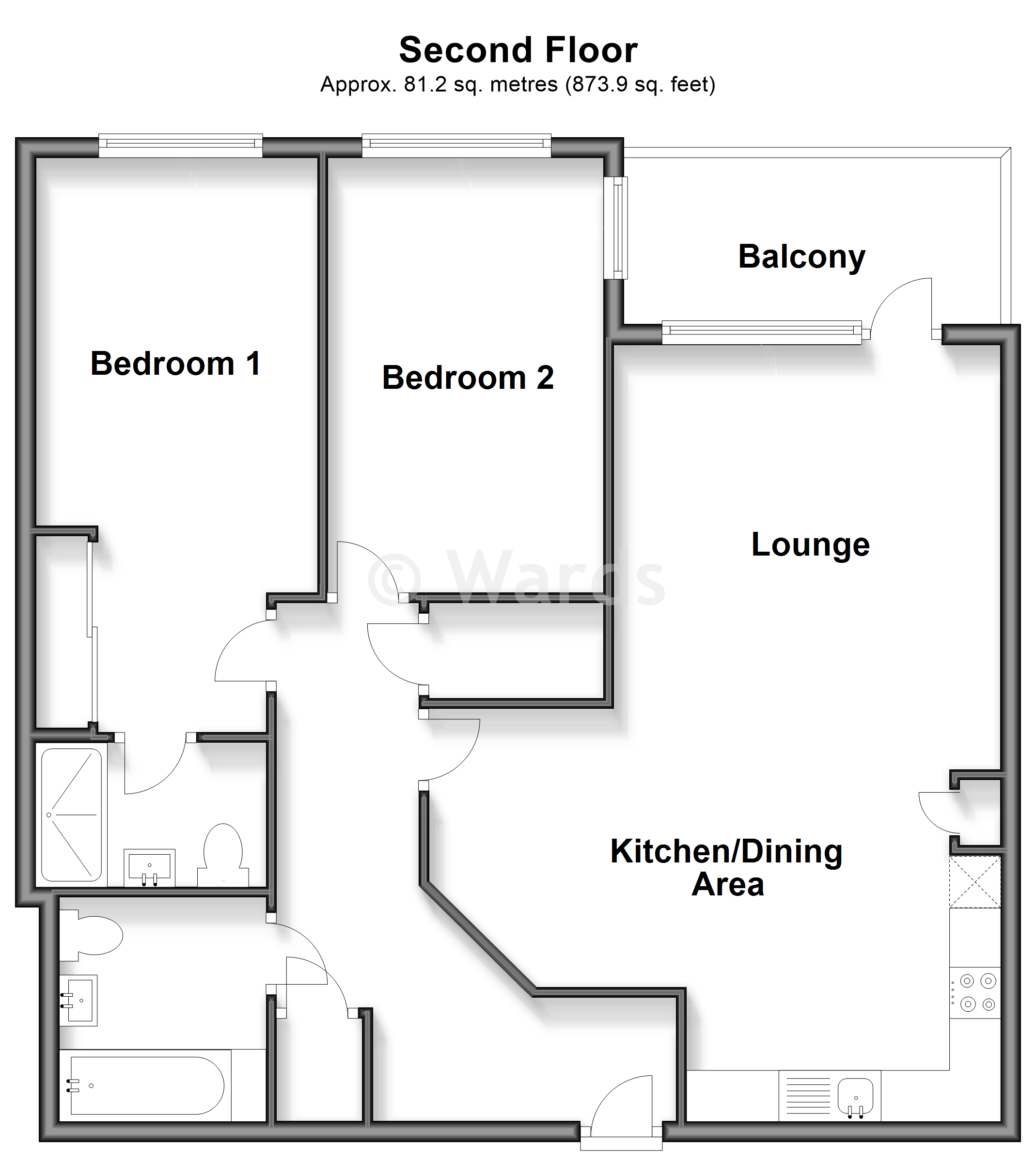 2, Walters Close, Snodland floorplan