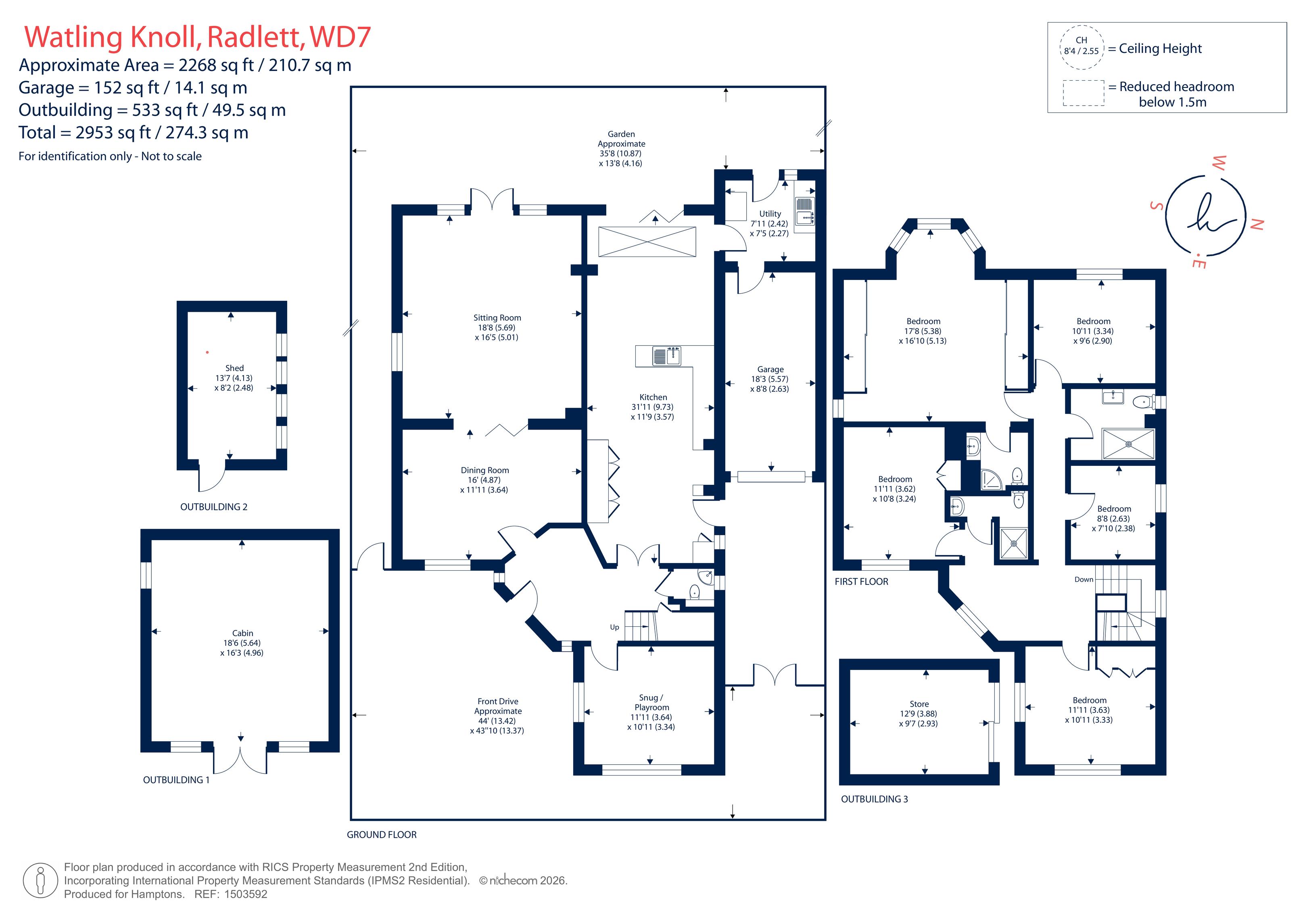 6, Watling Knoll, Radlett floorplan