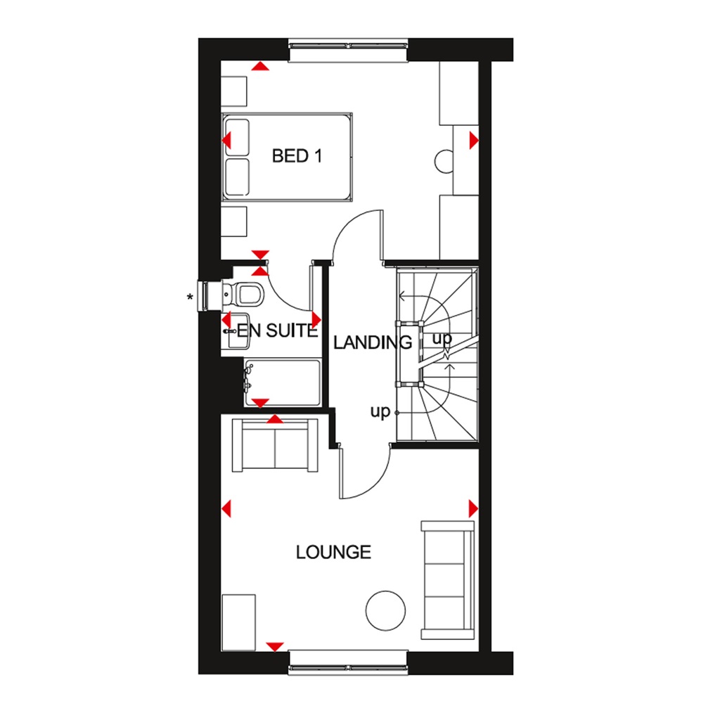 "Kingsville" at Stonebridge Lane, Warsop, Mansfield NG20, 3 bedroom end