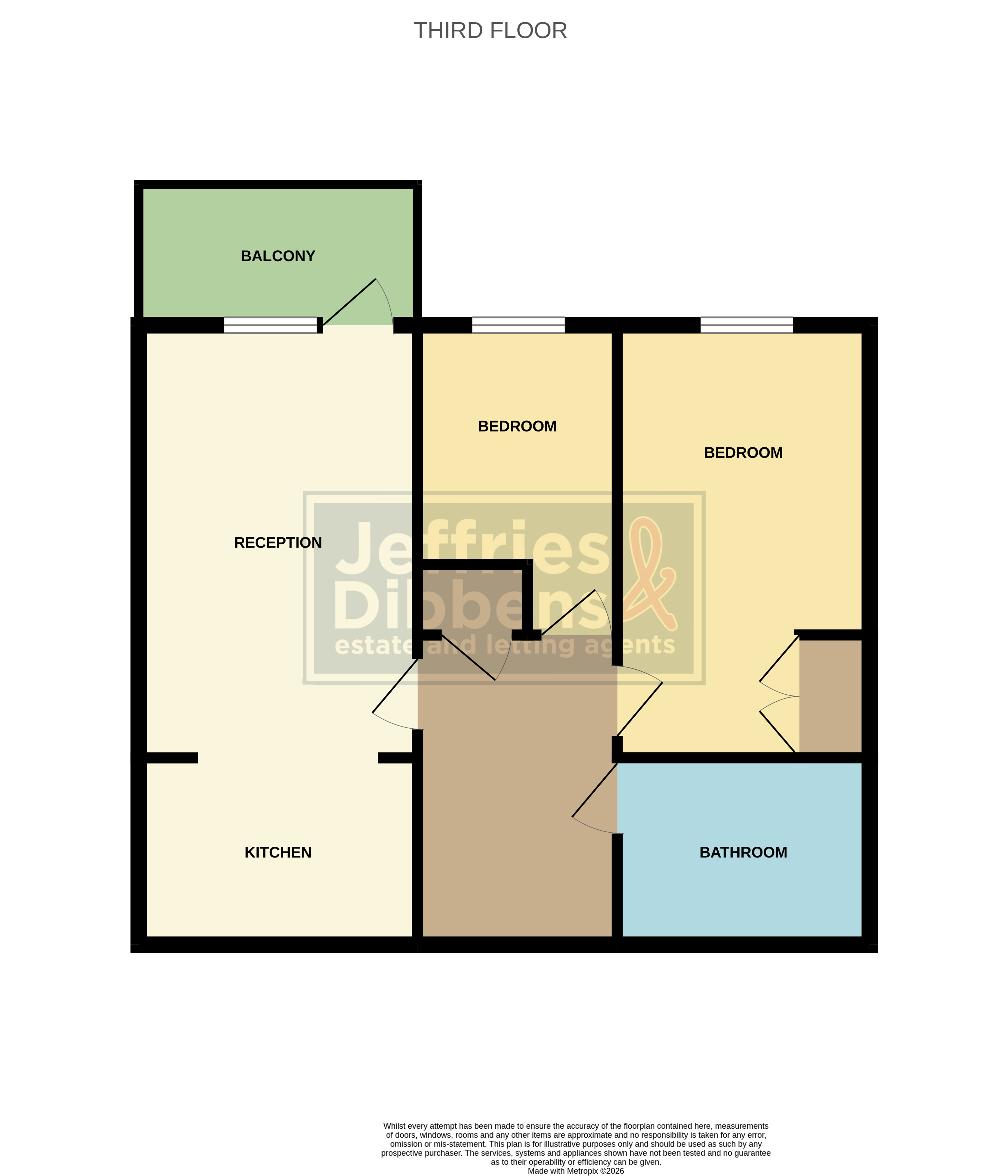 34 Southdown View, Military Road, Portsmouth floorplan