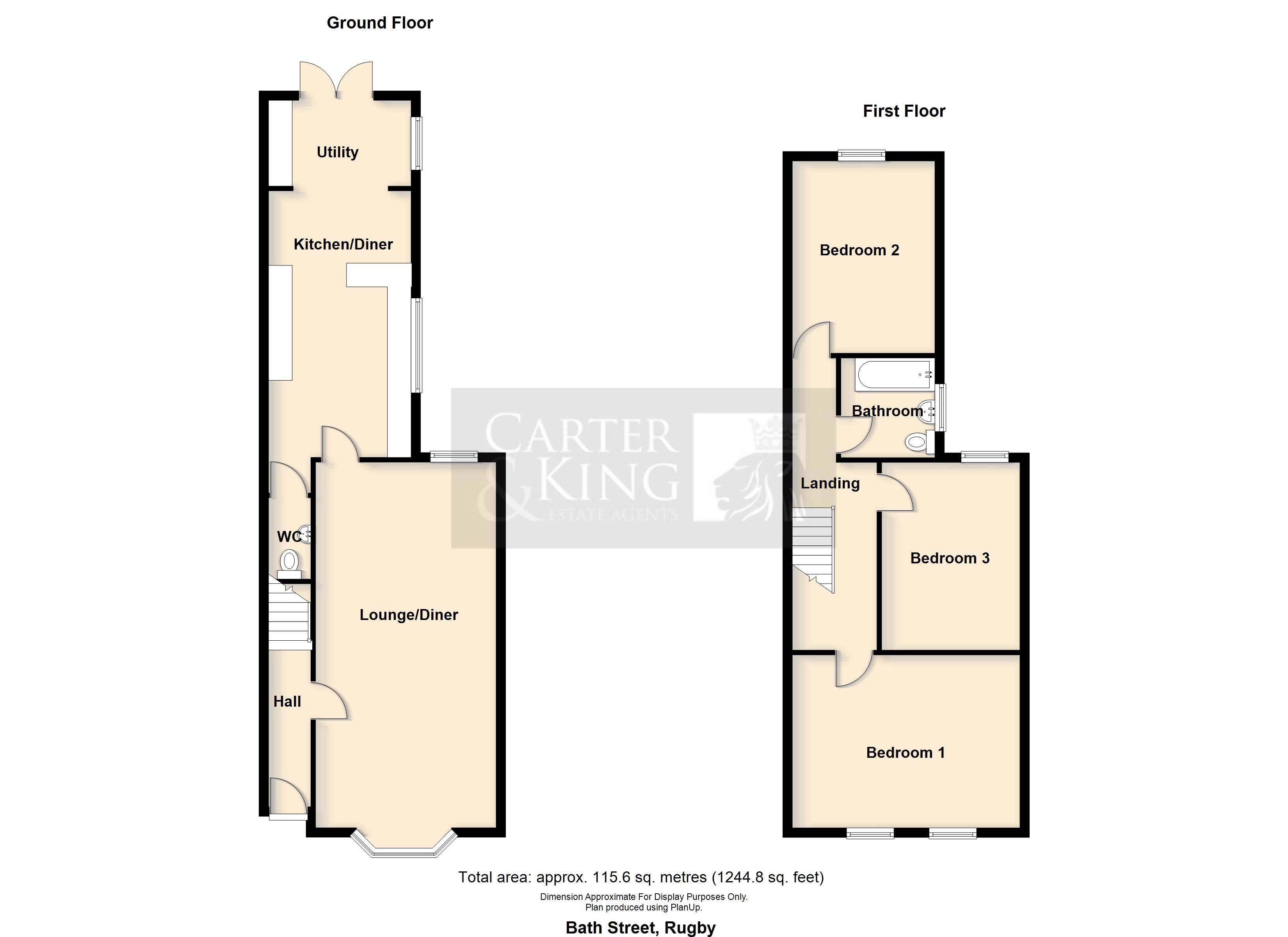 50, Bath Street, Rugby floorplan