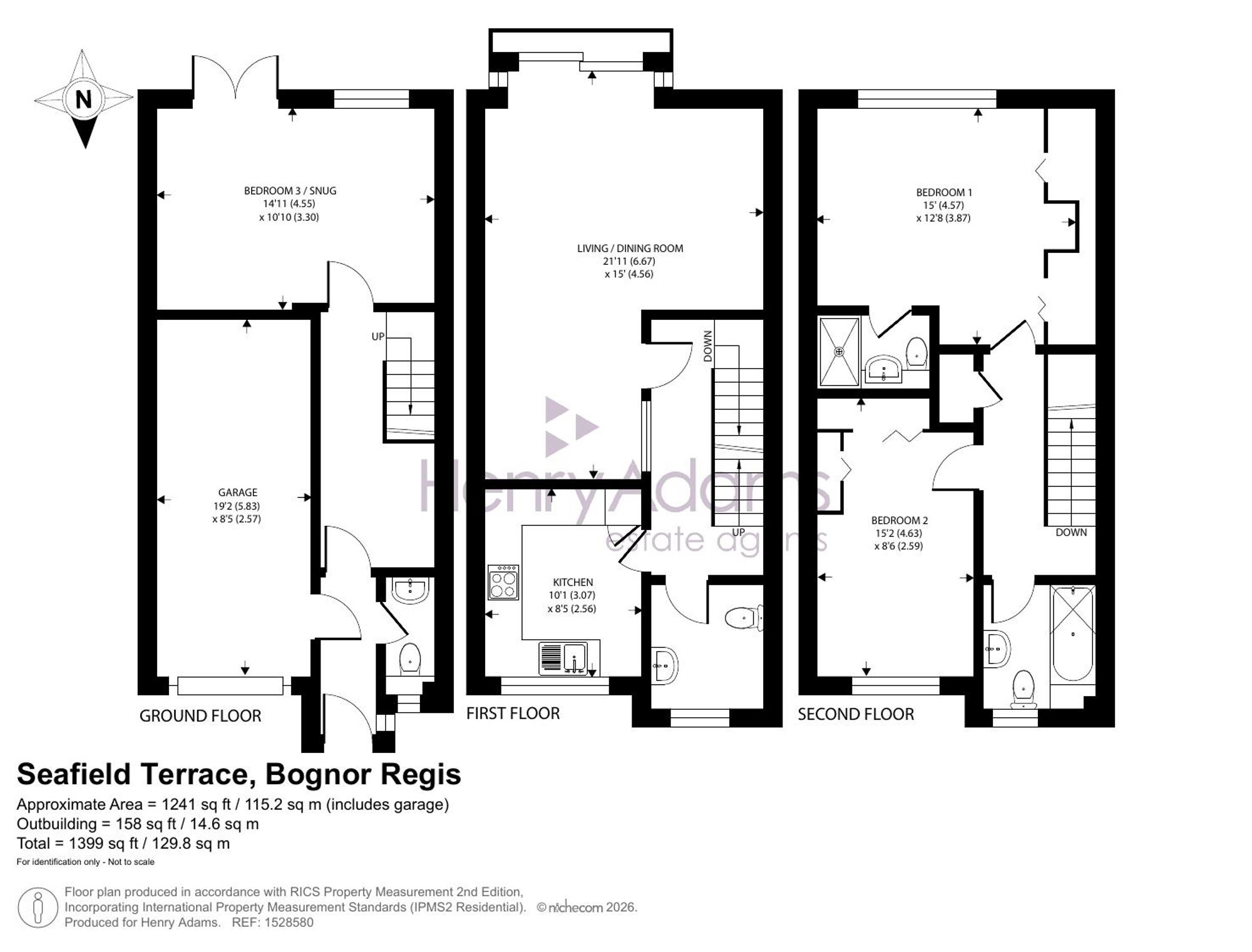 4 Seafield Terrace Stocker Road, Bognor Regis floorplan