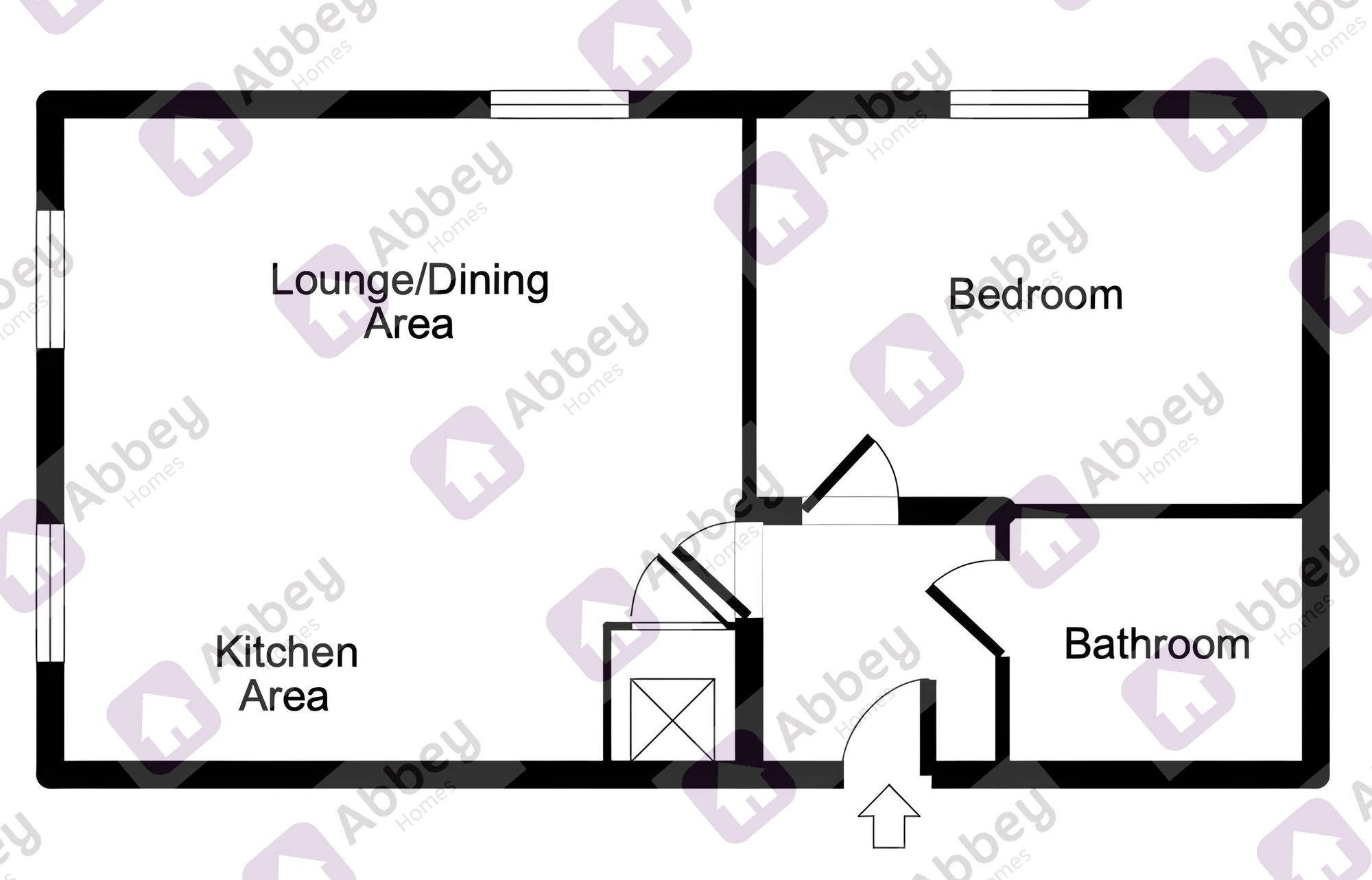 Flat 9, 140 Abbey Meadows, Leicester floorplan