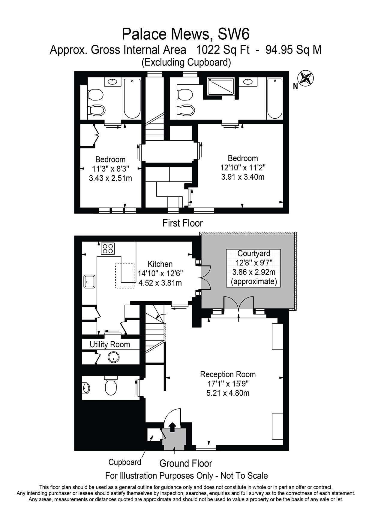 4 Palace Mews, London floorplan