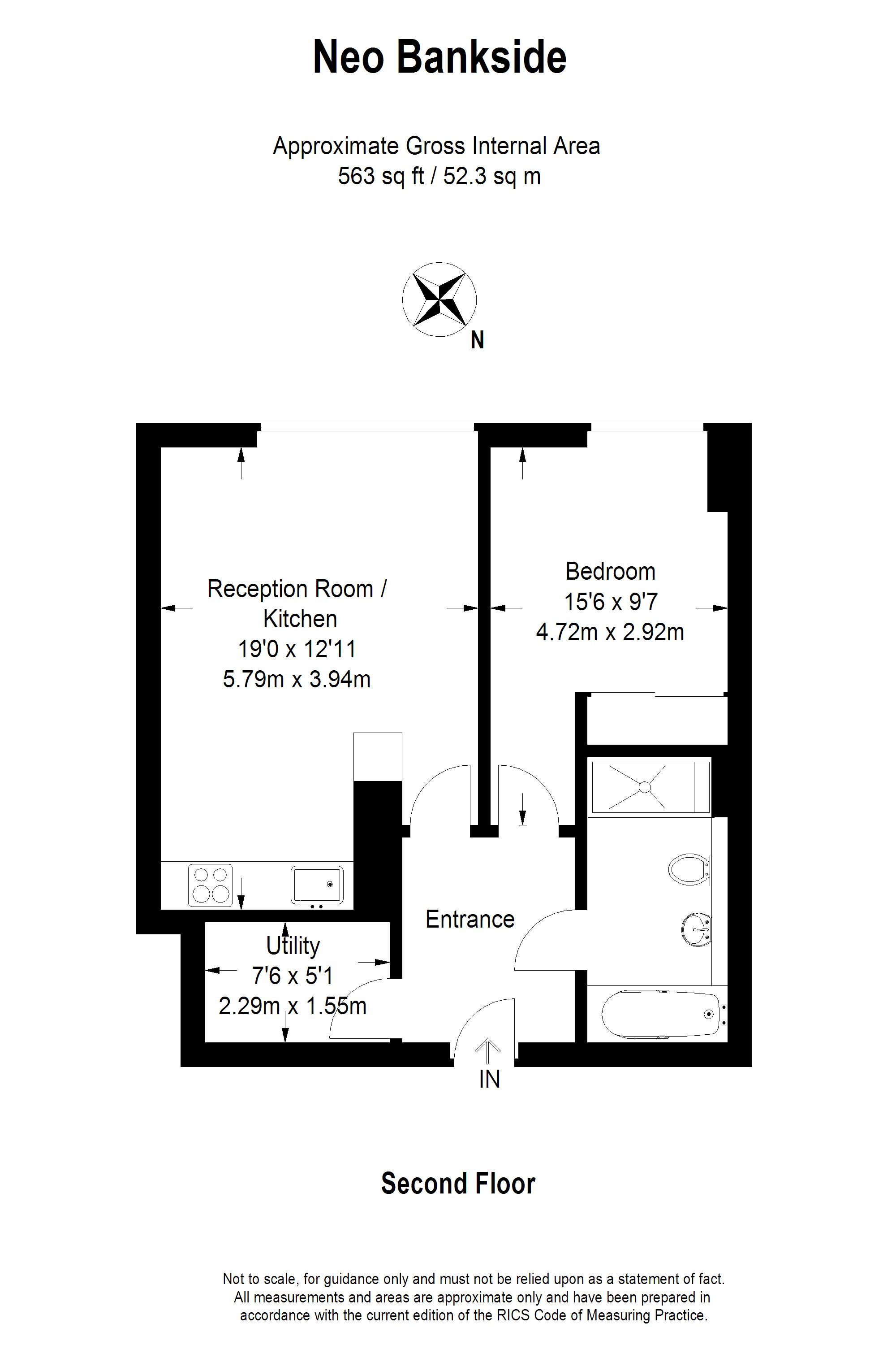 1 Bedrooms Flat to rent in Neo Bankside, 5 Sumner Street, London SE1