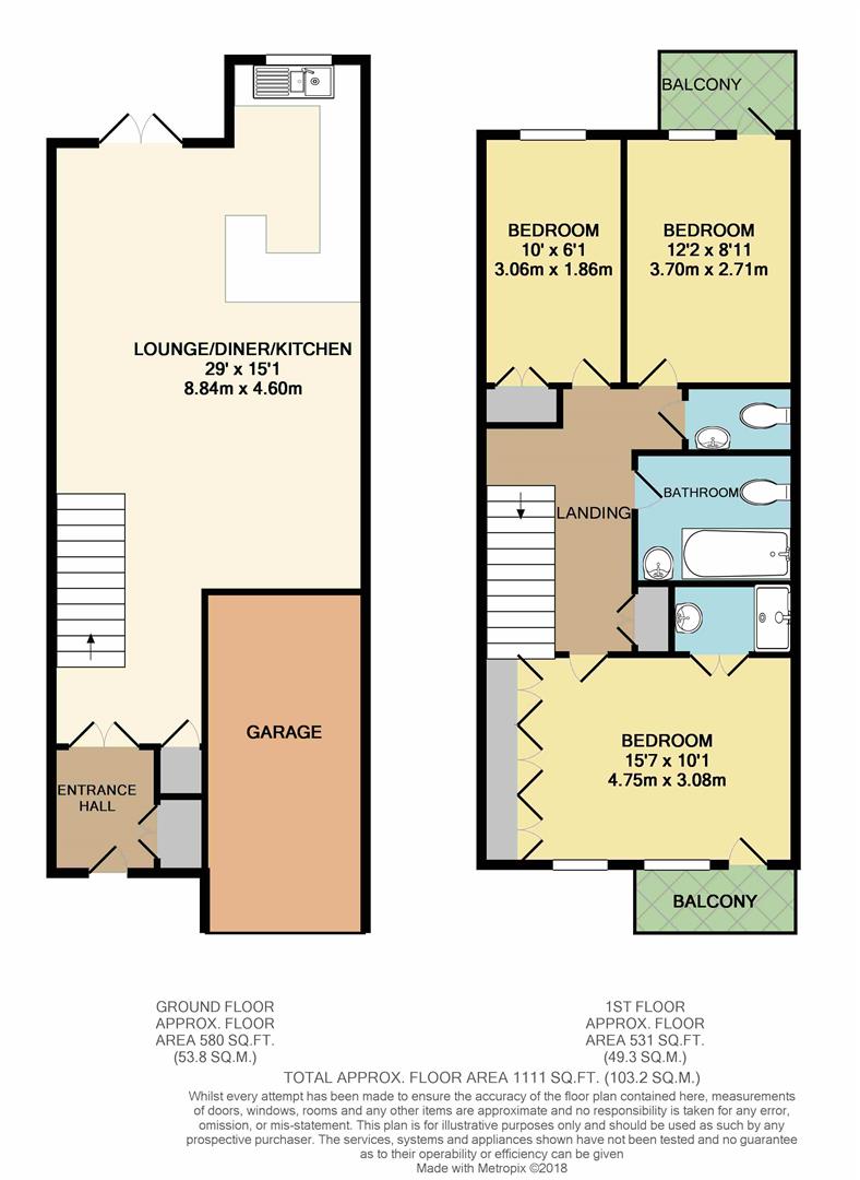 3 Bedrooms Terraced house to rent in Regency Way, Bexleyheath DA6