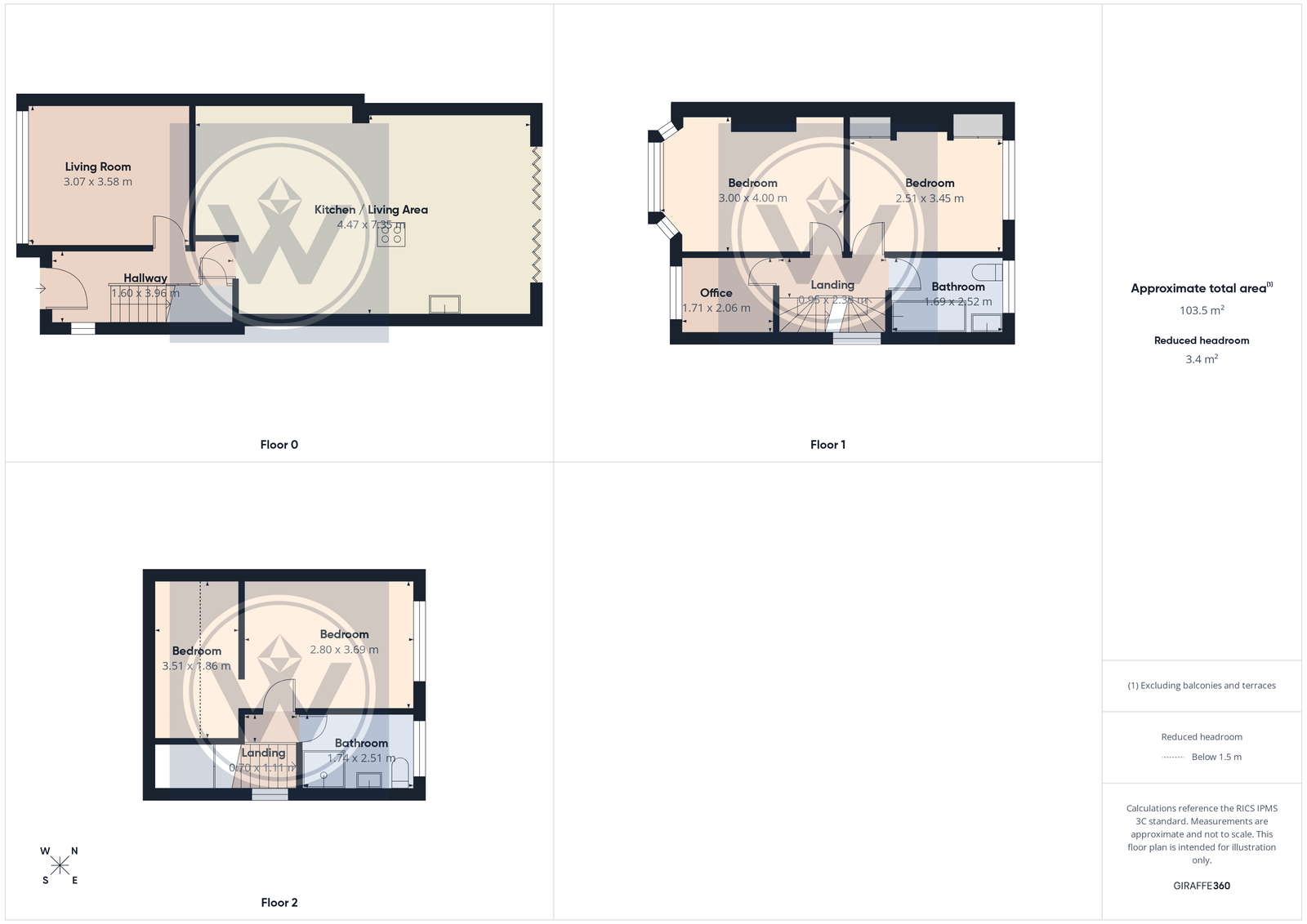62, Langley Crescent, Hayes floorplan