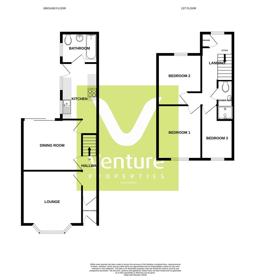 16, Louisa Street, Darlington floorplan
