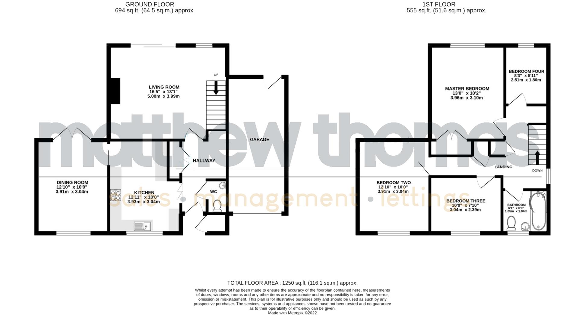 9, Woburn Close, Alfreton floorplan