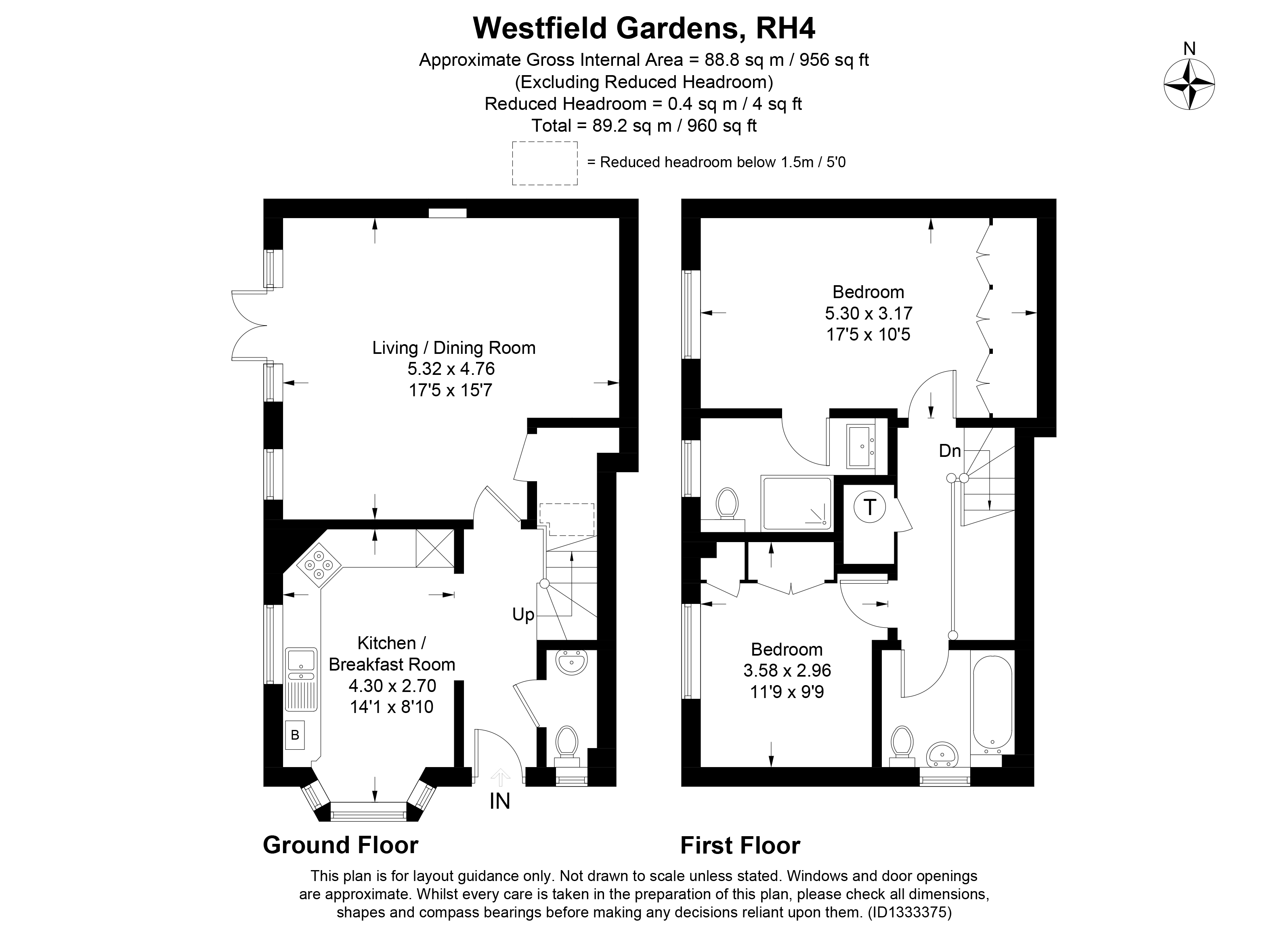8, Westfield Gardens, Dorking floorplan