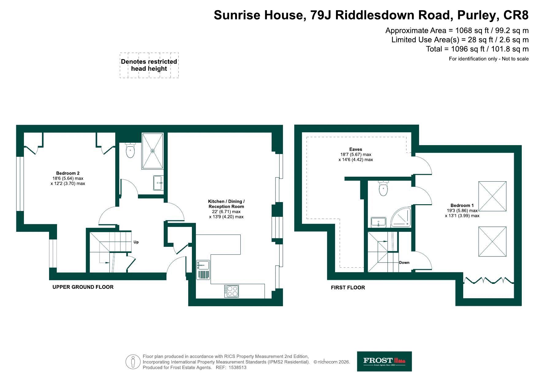 79j Riddlesdown Road, Purley floorplan