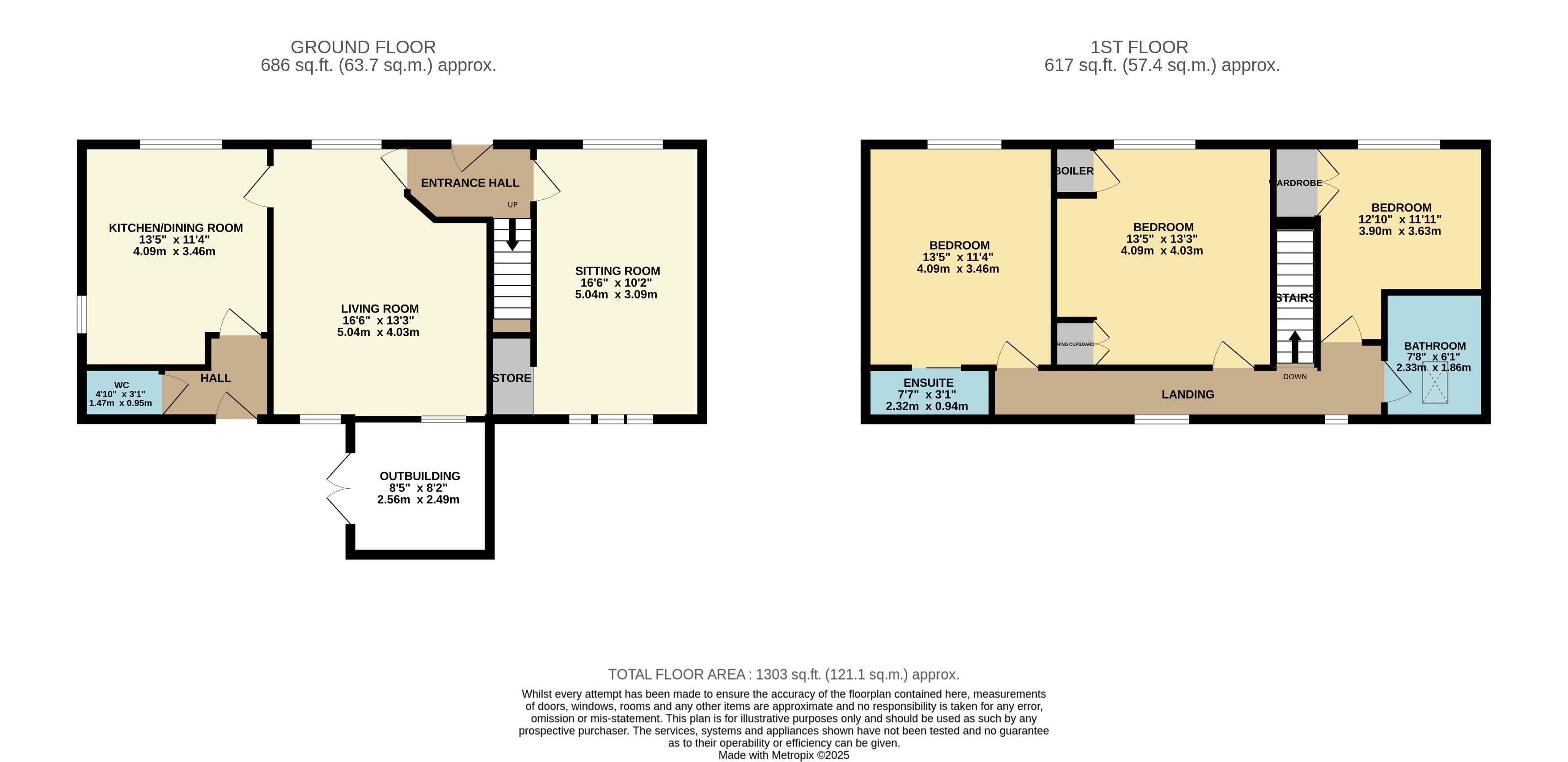 Well Street, Elton, DE4 floorplan