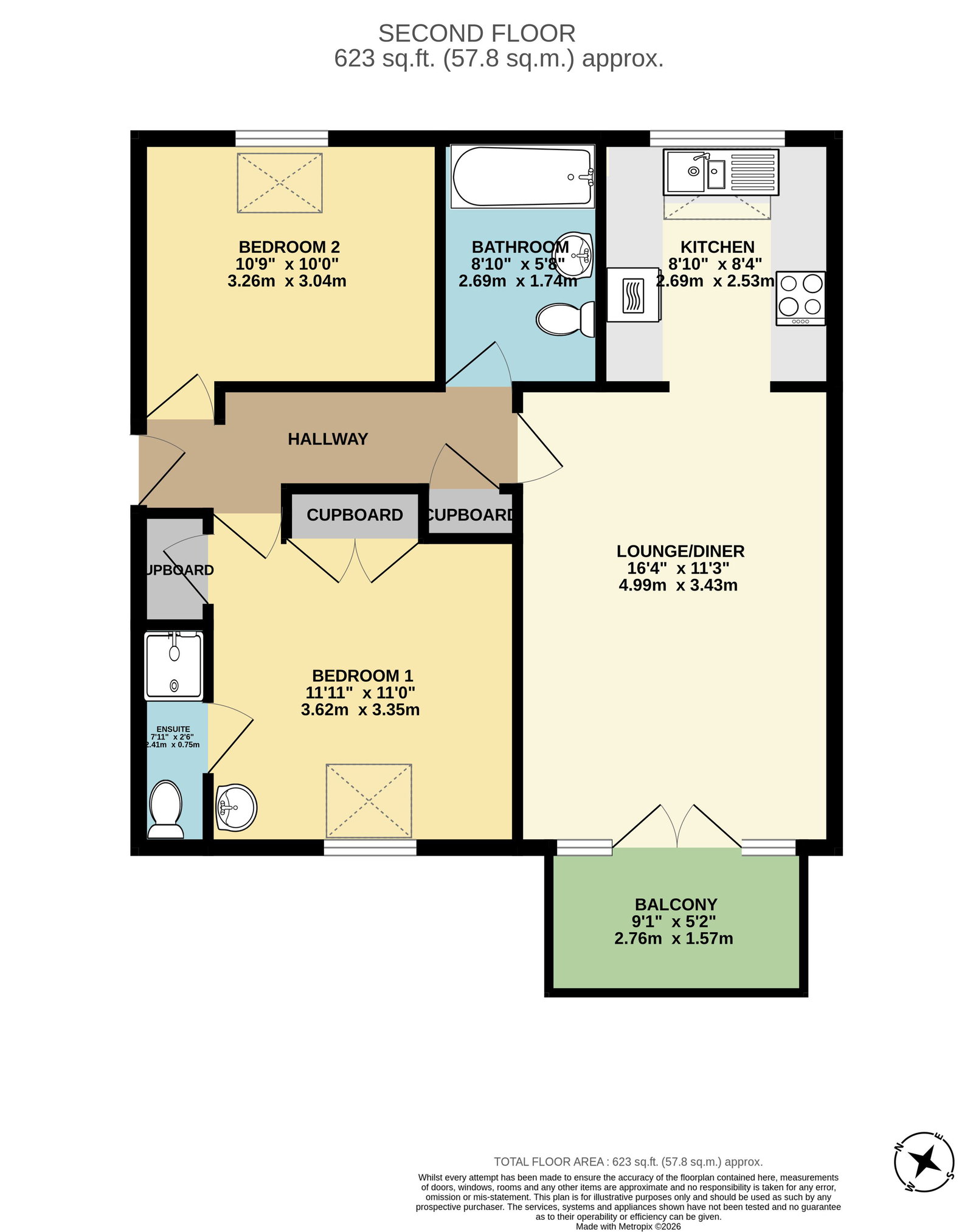 The Quarterdeck,Flat 6, Strand Street, Plymouth floorplan