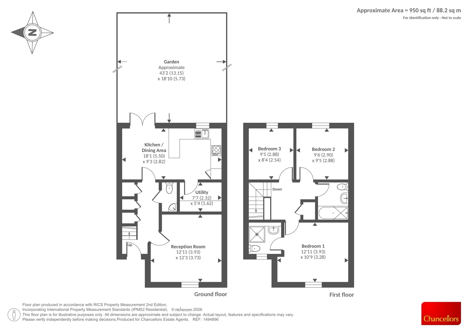 5, The Hawthorns, Abingdon floorplan