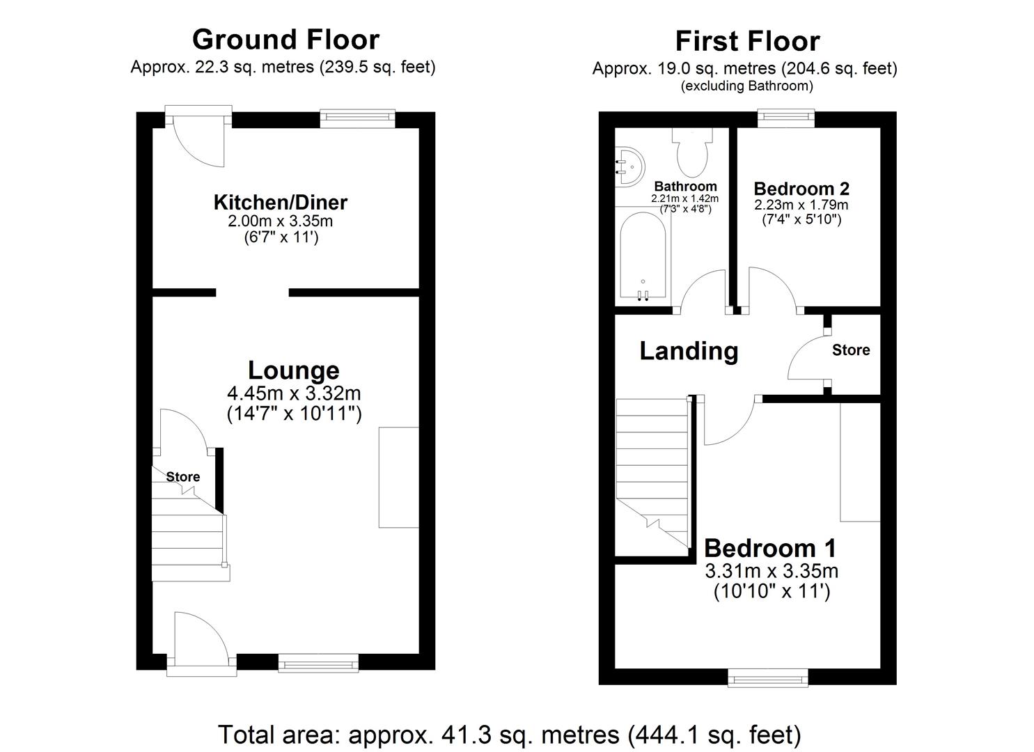 16, Main Street, Selby floorplan