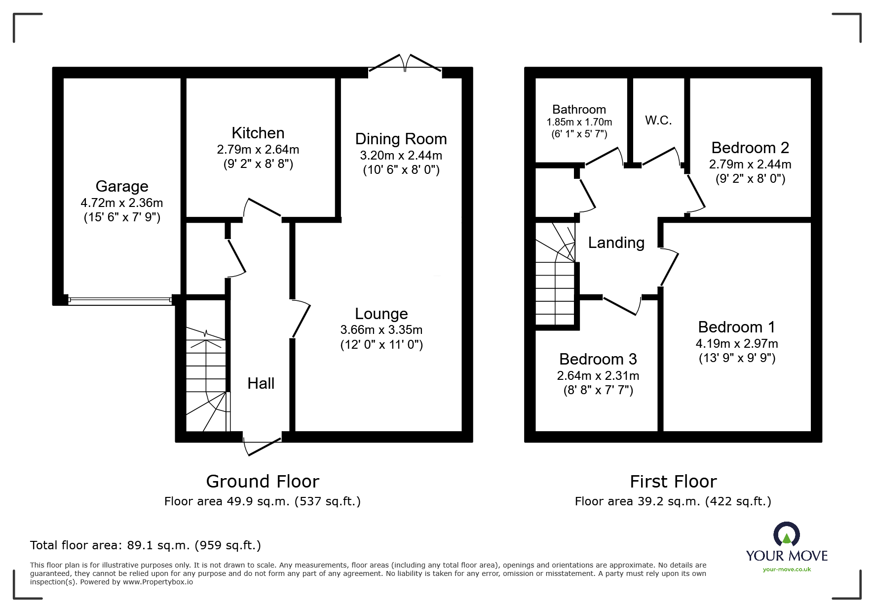 41, Brackenwood Road, Staffordshire floorplan