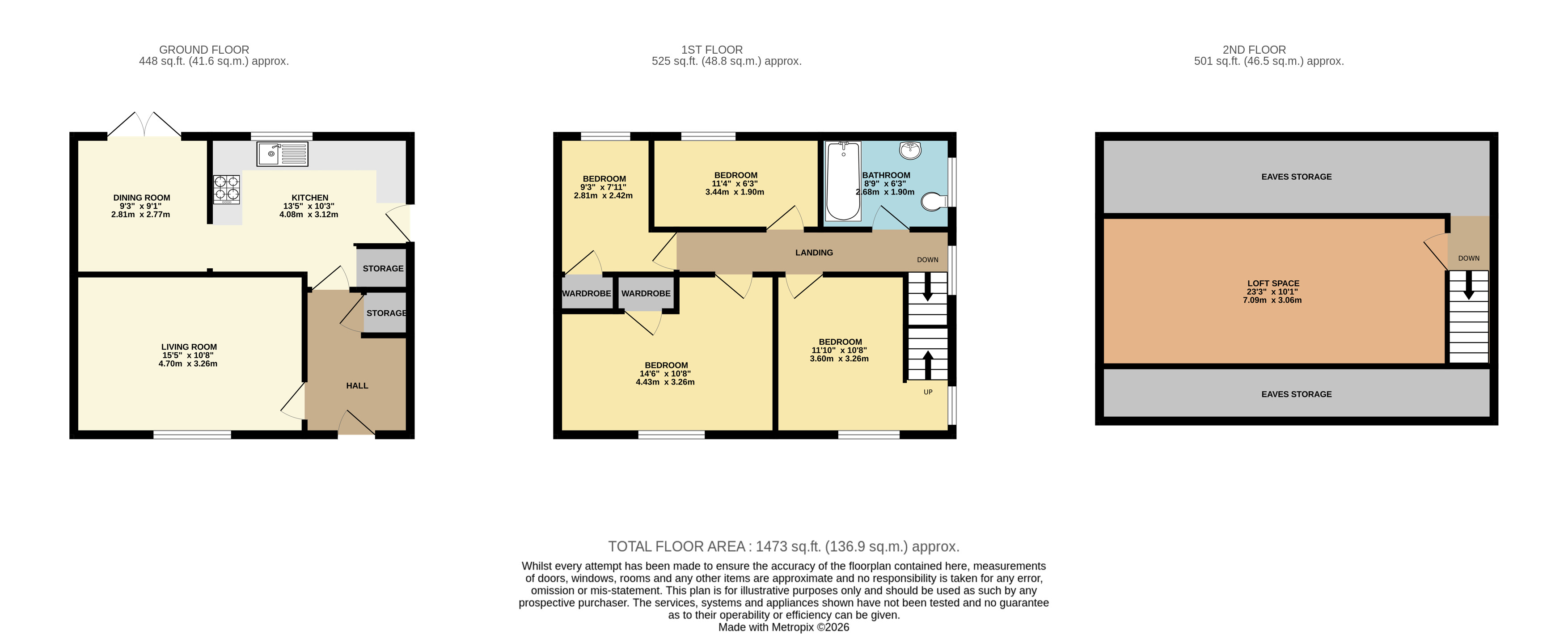 20, Arnall Drive, Bristol floorplan
